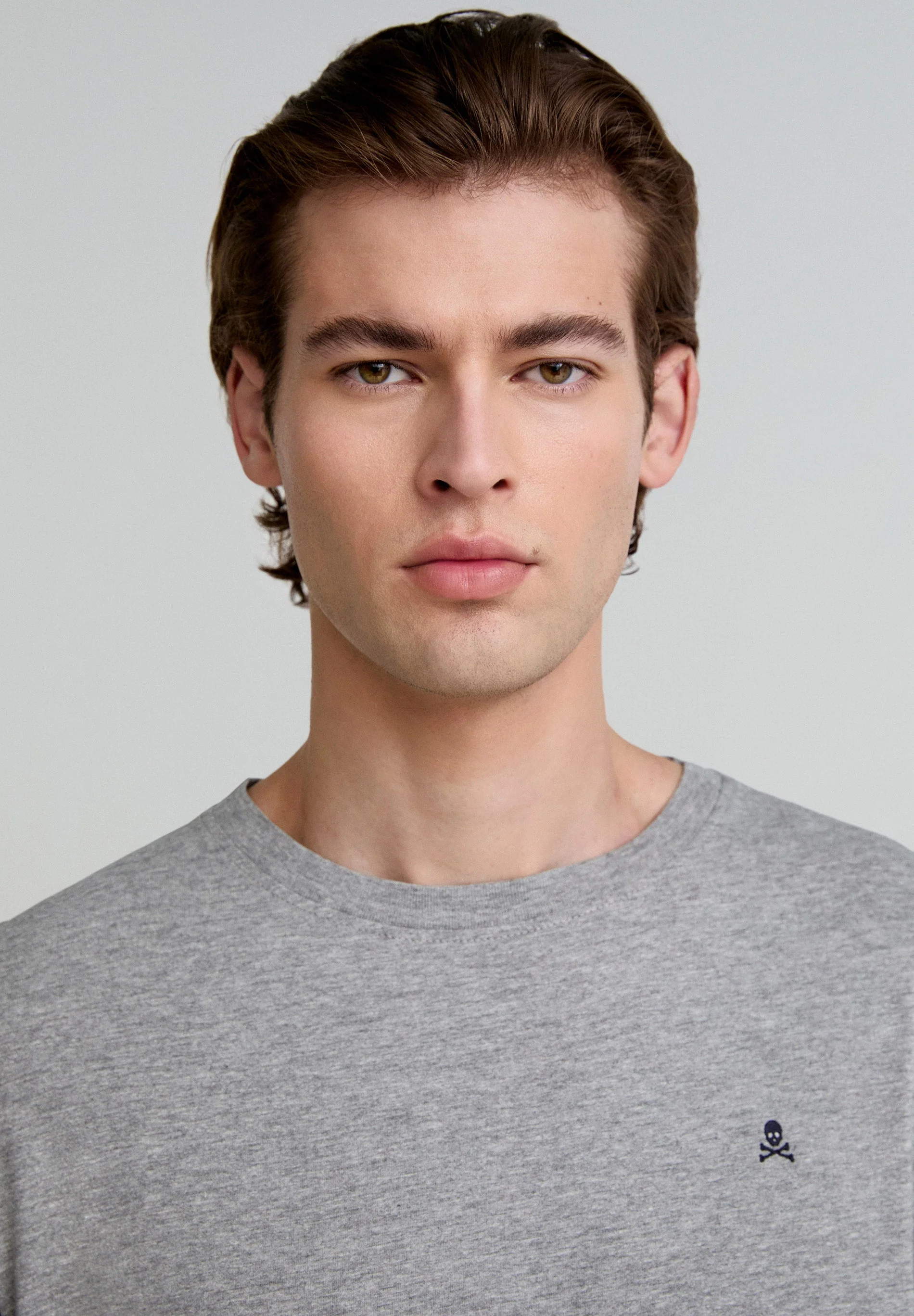 BASIC COTTON SKULL T-SHIRT - Image 3