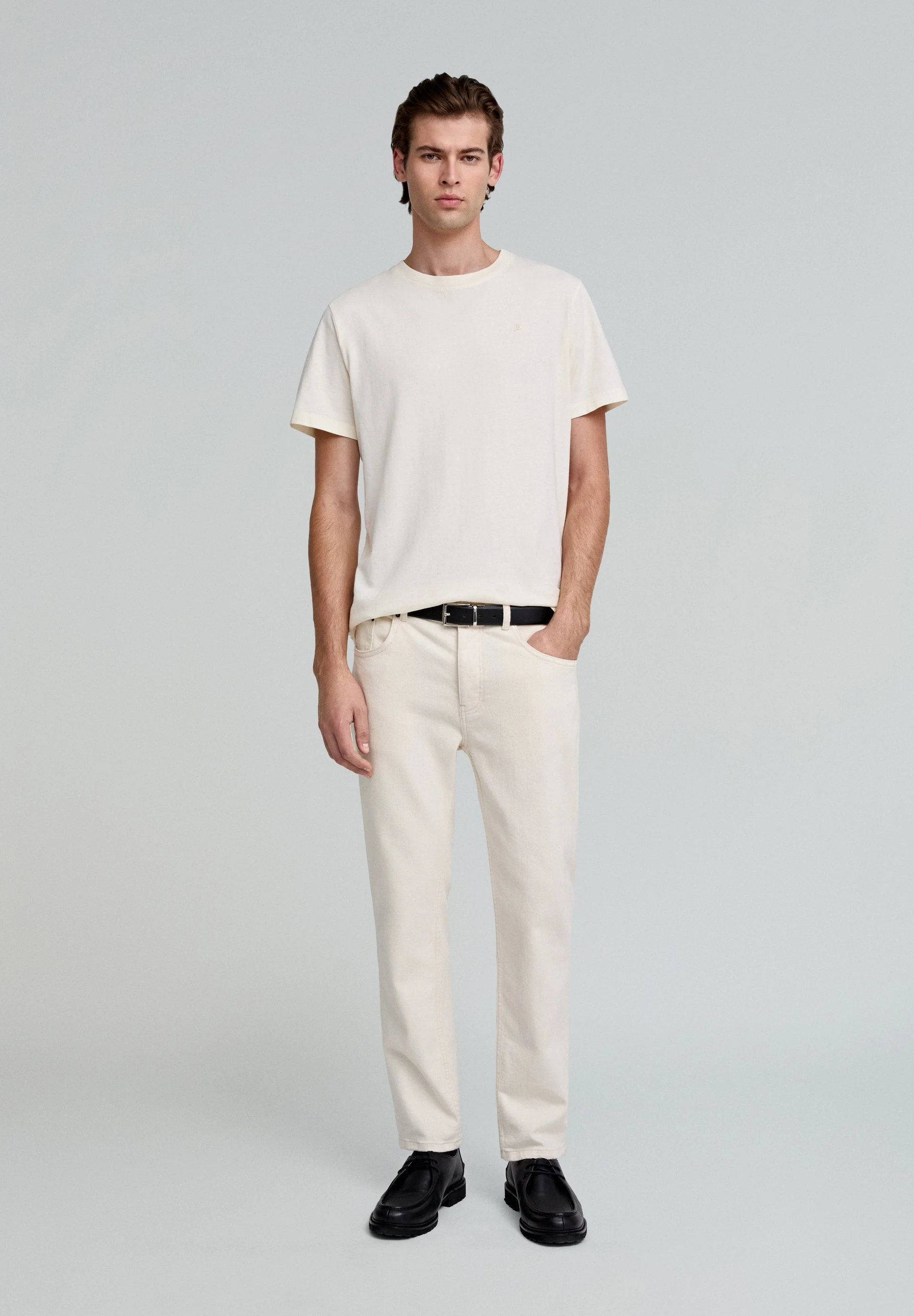 BASIC COTTON SKULL T-SHIRT - Image 2