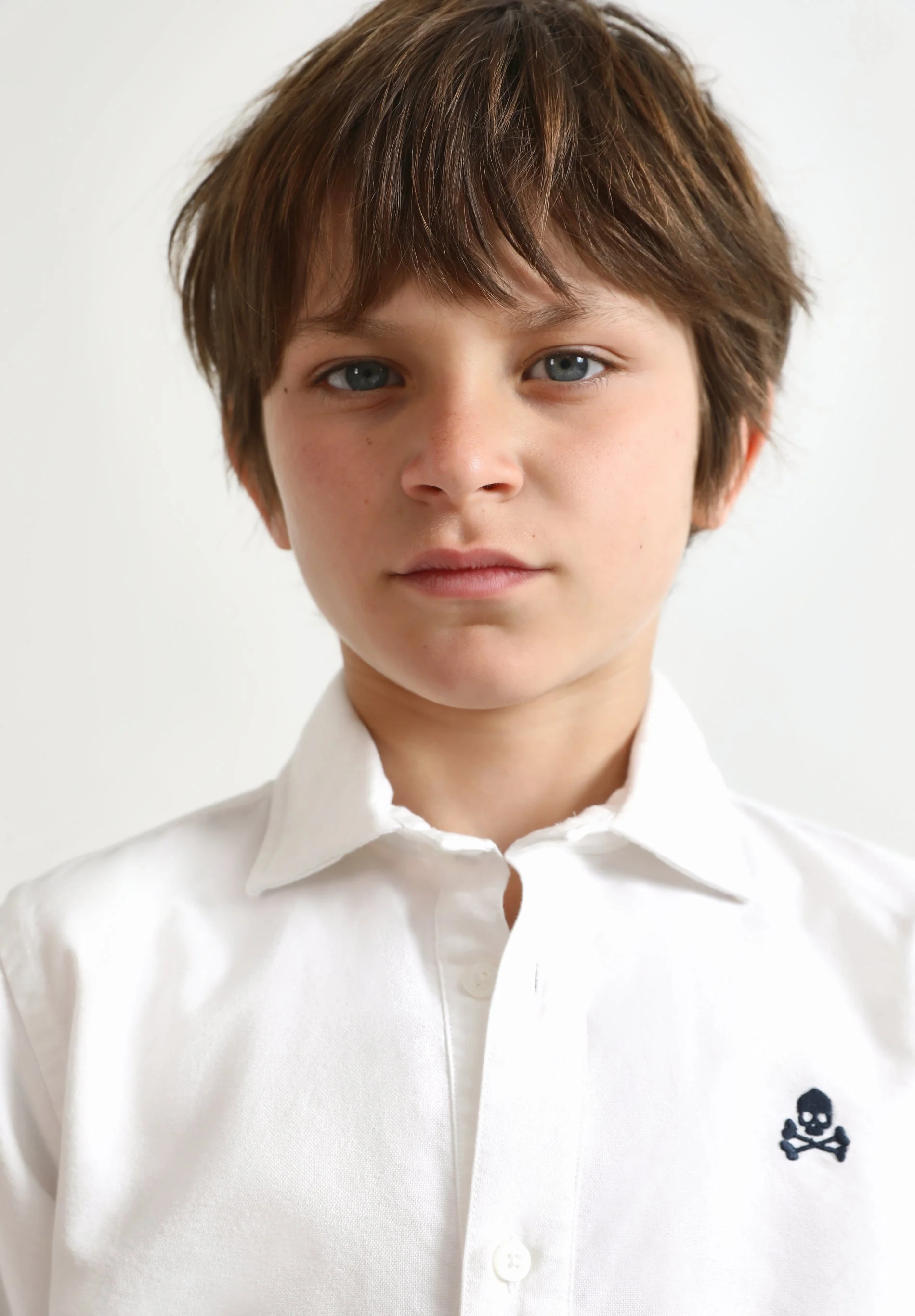 OXFORD POPOVER SHIRT WITH CONTRAST SKULL - Image 3