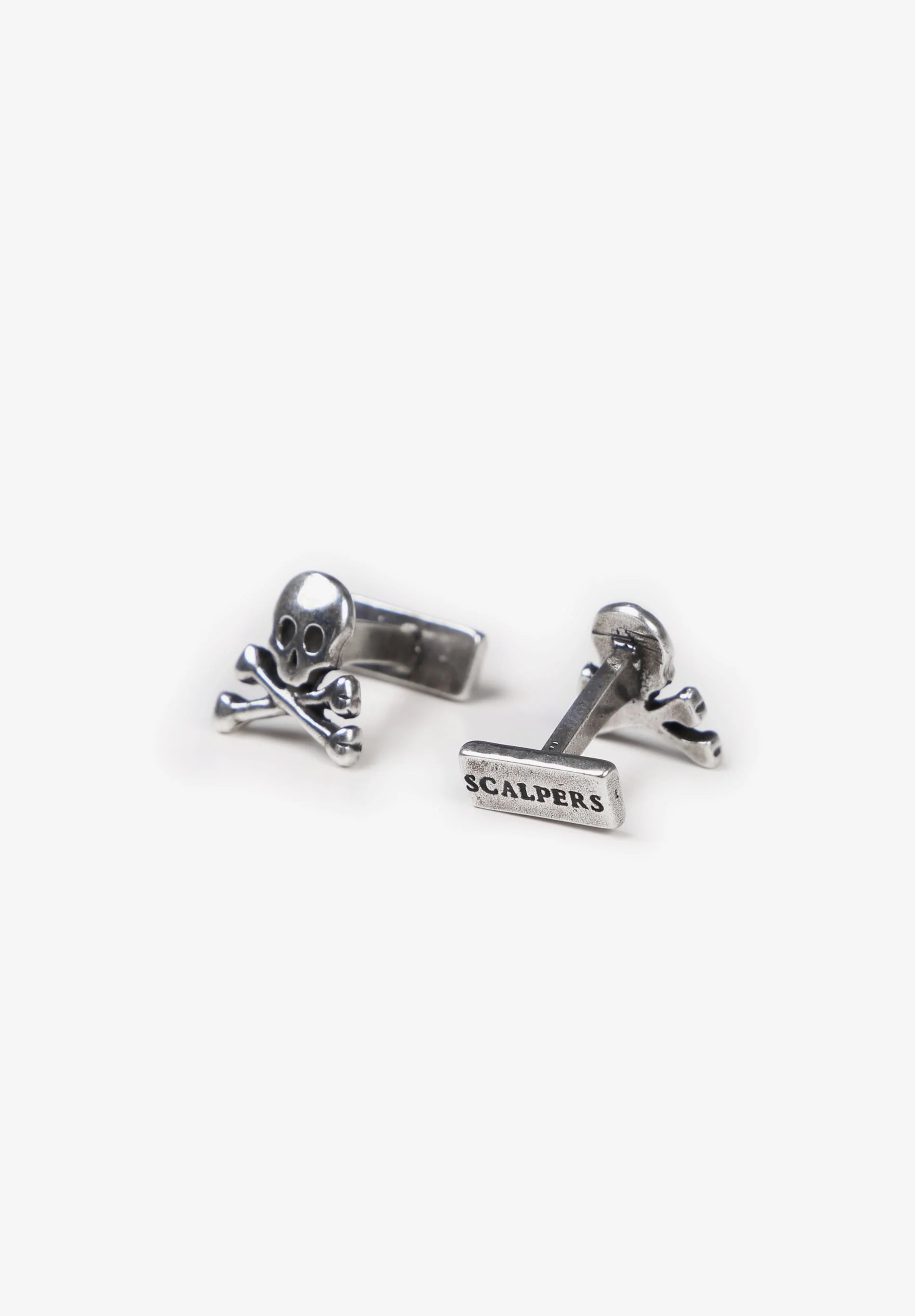 SILVER SKULL CUFFLINKS - Image 4