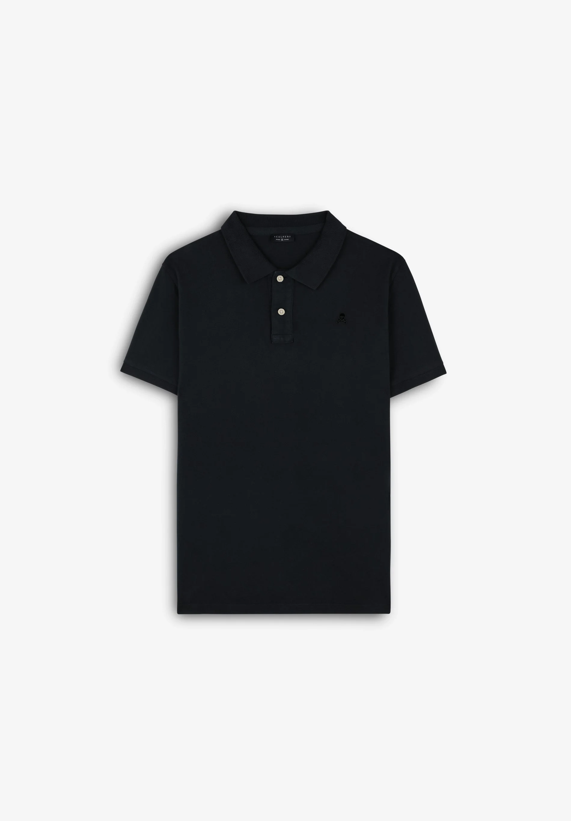 BASIC POLO SHIRT WITH SKULL DETAIL - Image 5
