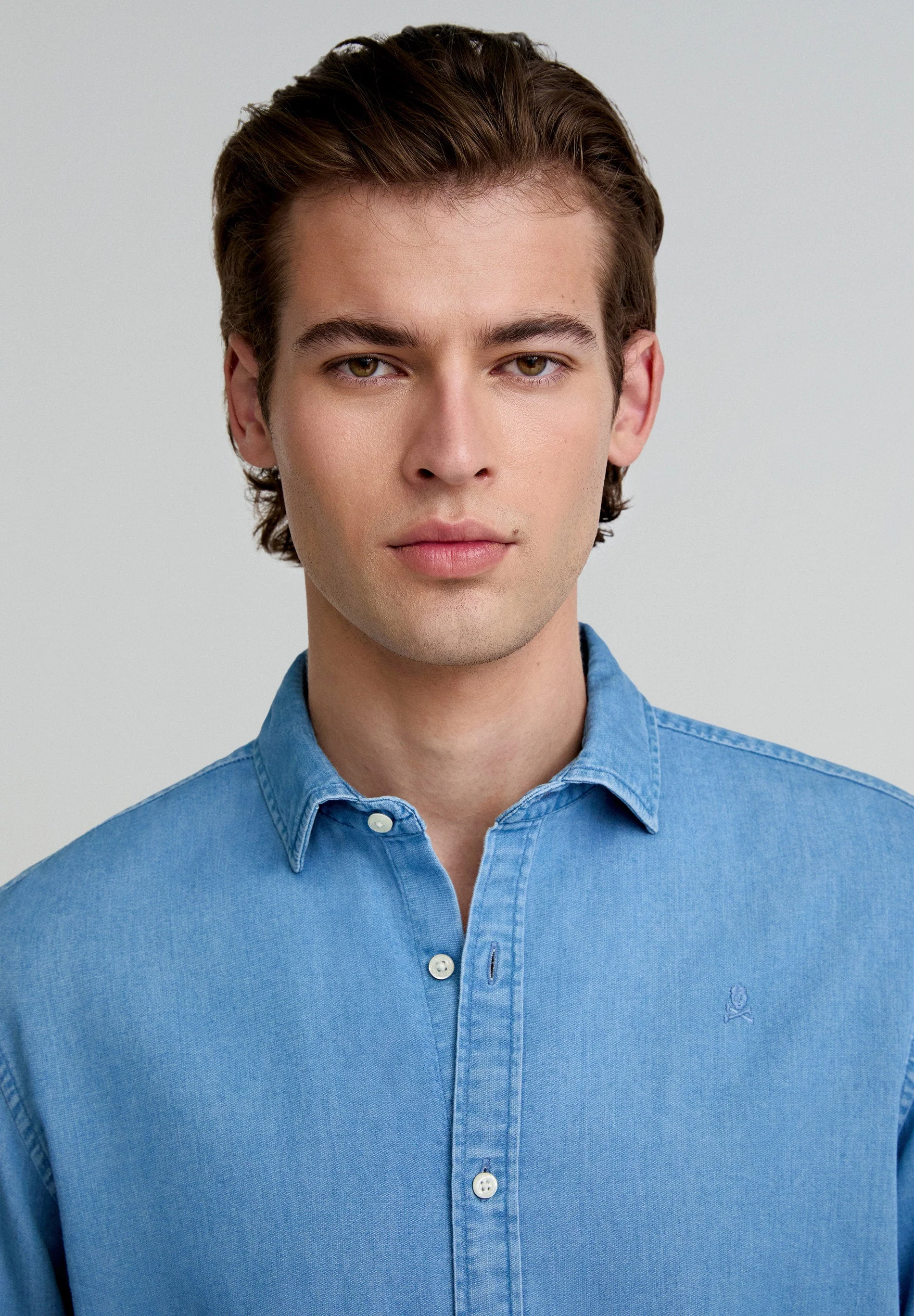 BASIC DENIM SHIRT - Image 3