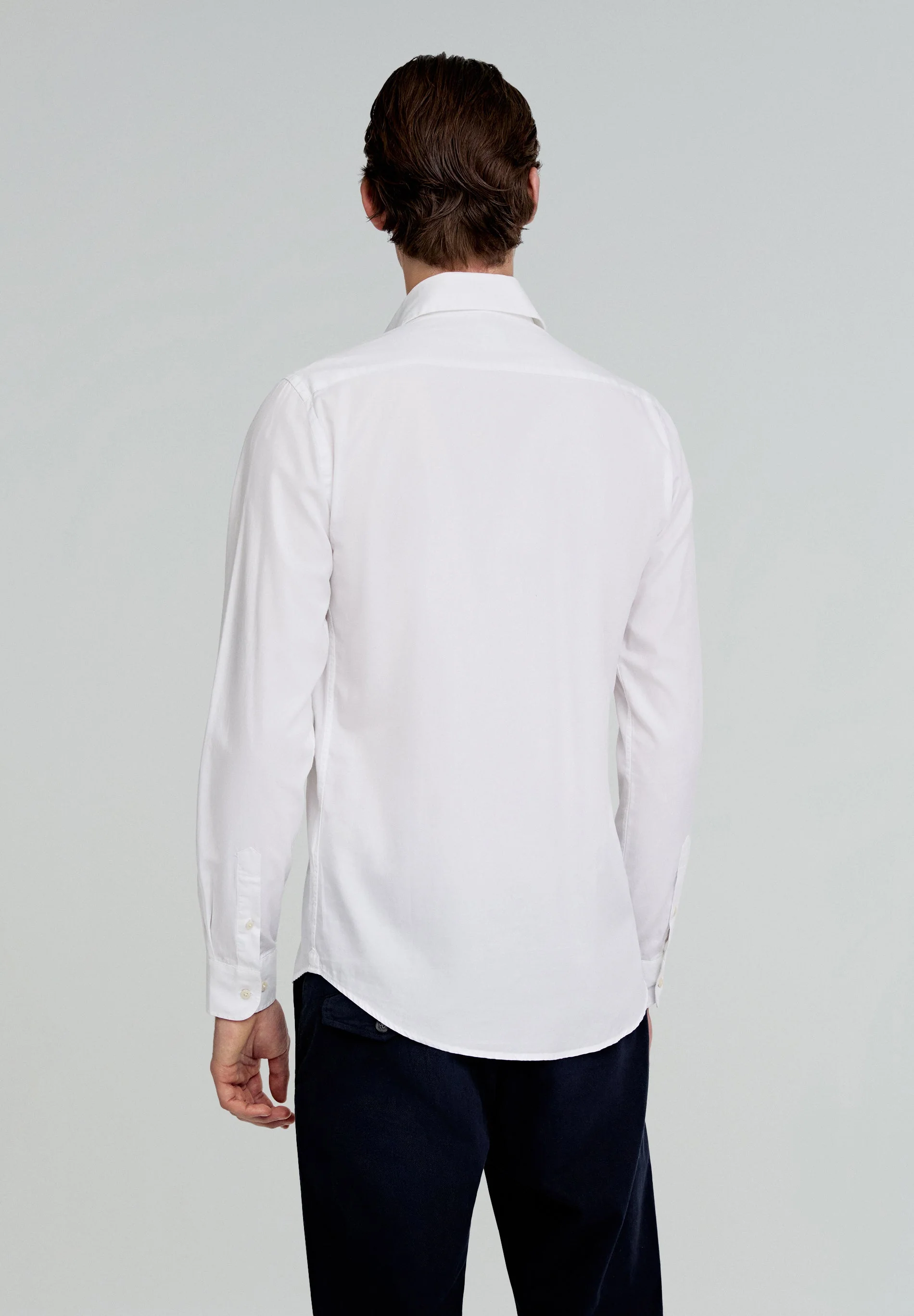 CONTRAST SKULL PLAIN FORMAL SHIRT - Image 4