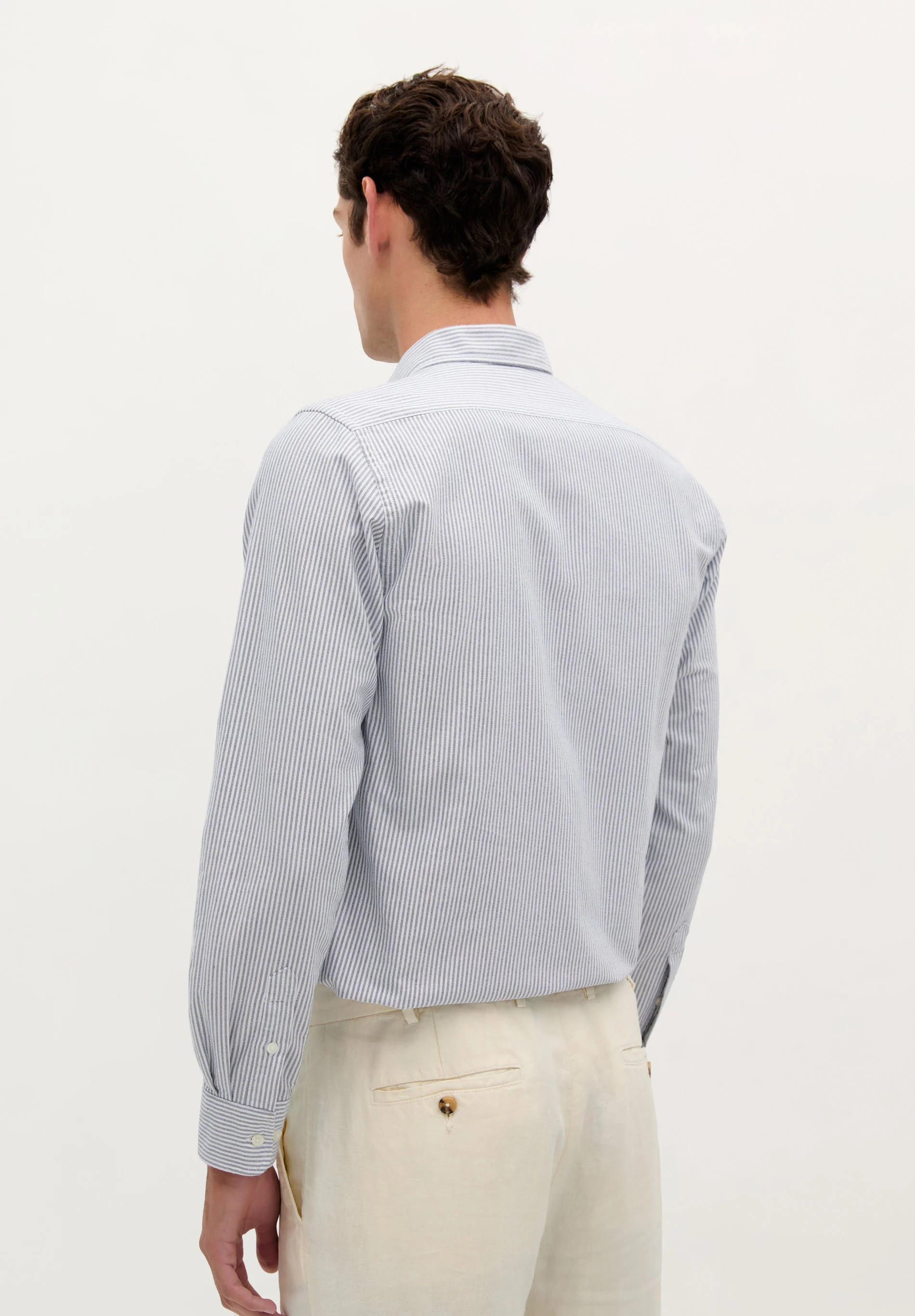 OXFORD SHIRT WITH CONTRAST SKULL PRINT - Image 5