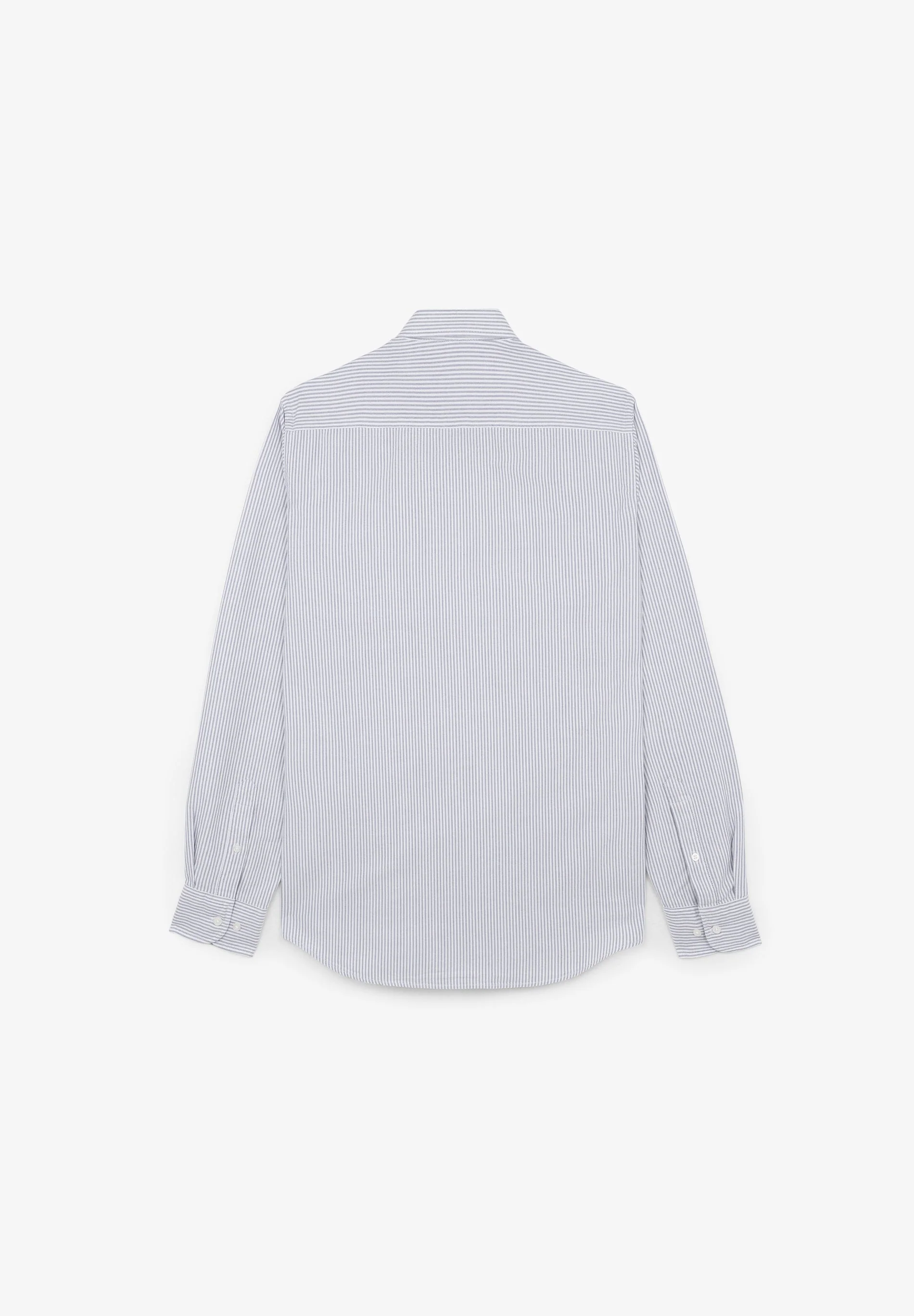 OXFORD SHIRT WITH CONTRAST SKULL PRINT - Image 8