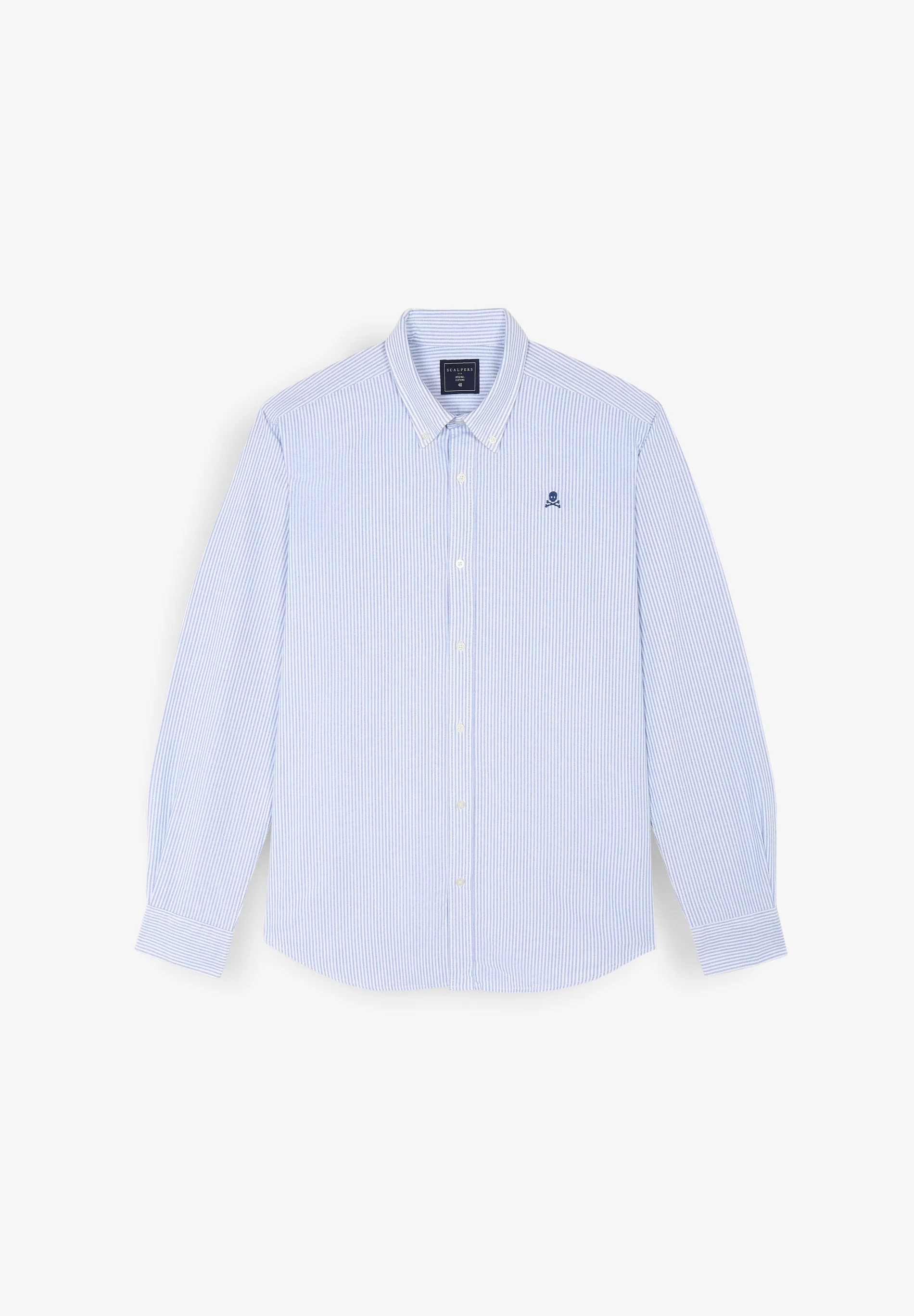 STRIPED OXFORD SHIRT WITH LOGO - Image 5