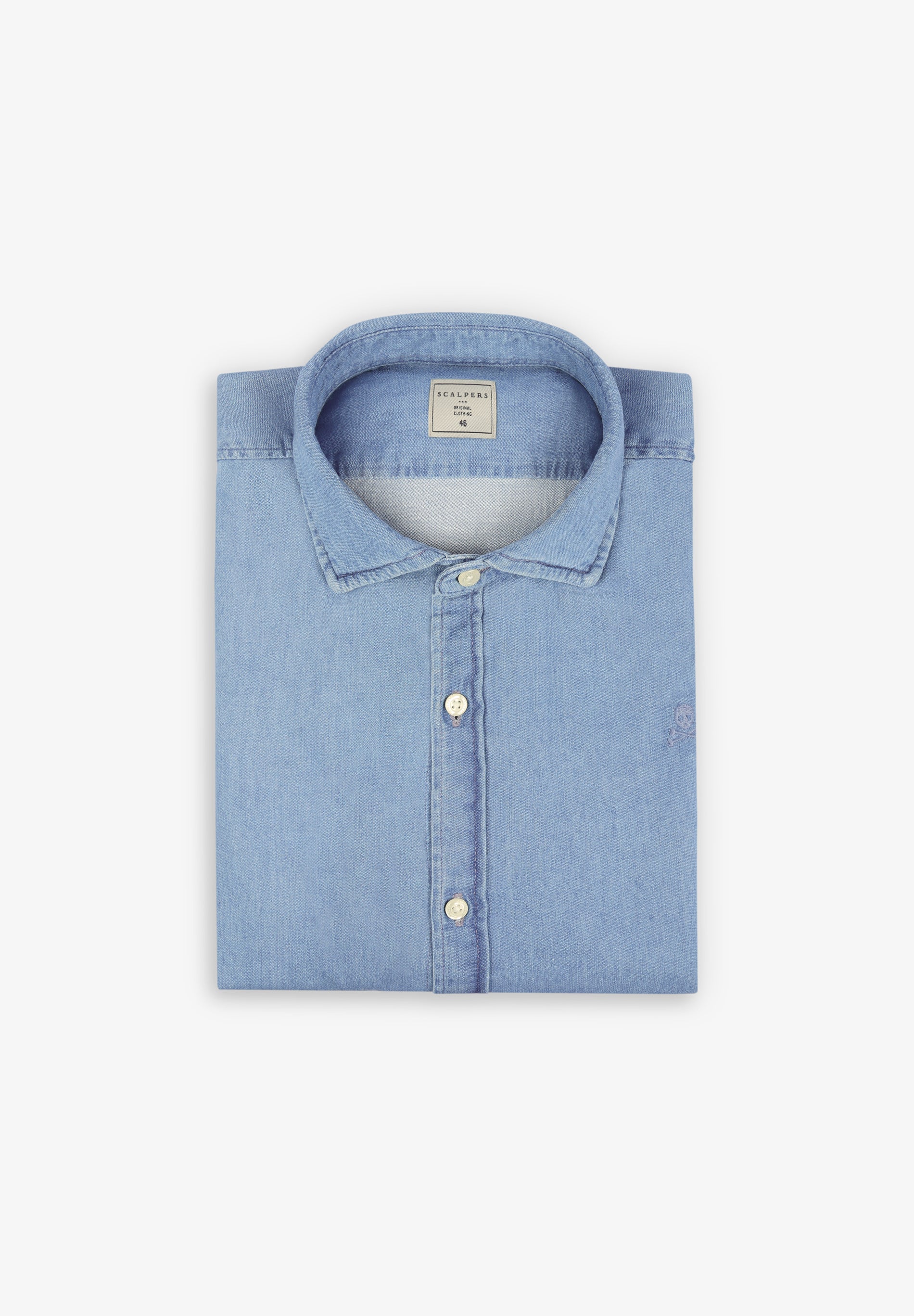 CAMISA DENIM BÁSICA - Image 6