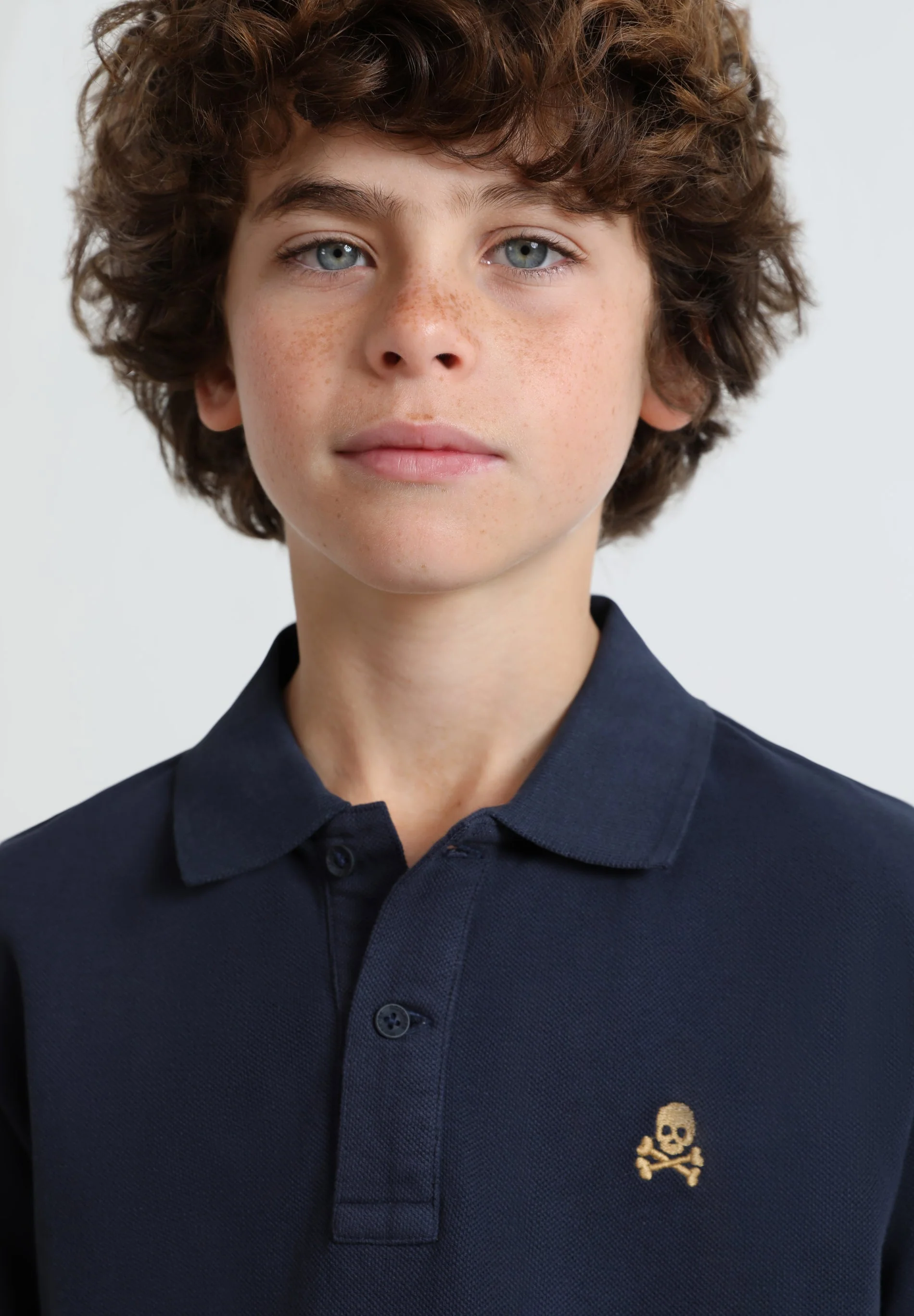 BASIC SKULL POLO SHIRT - Image 3