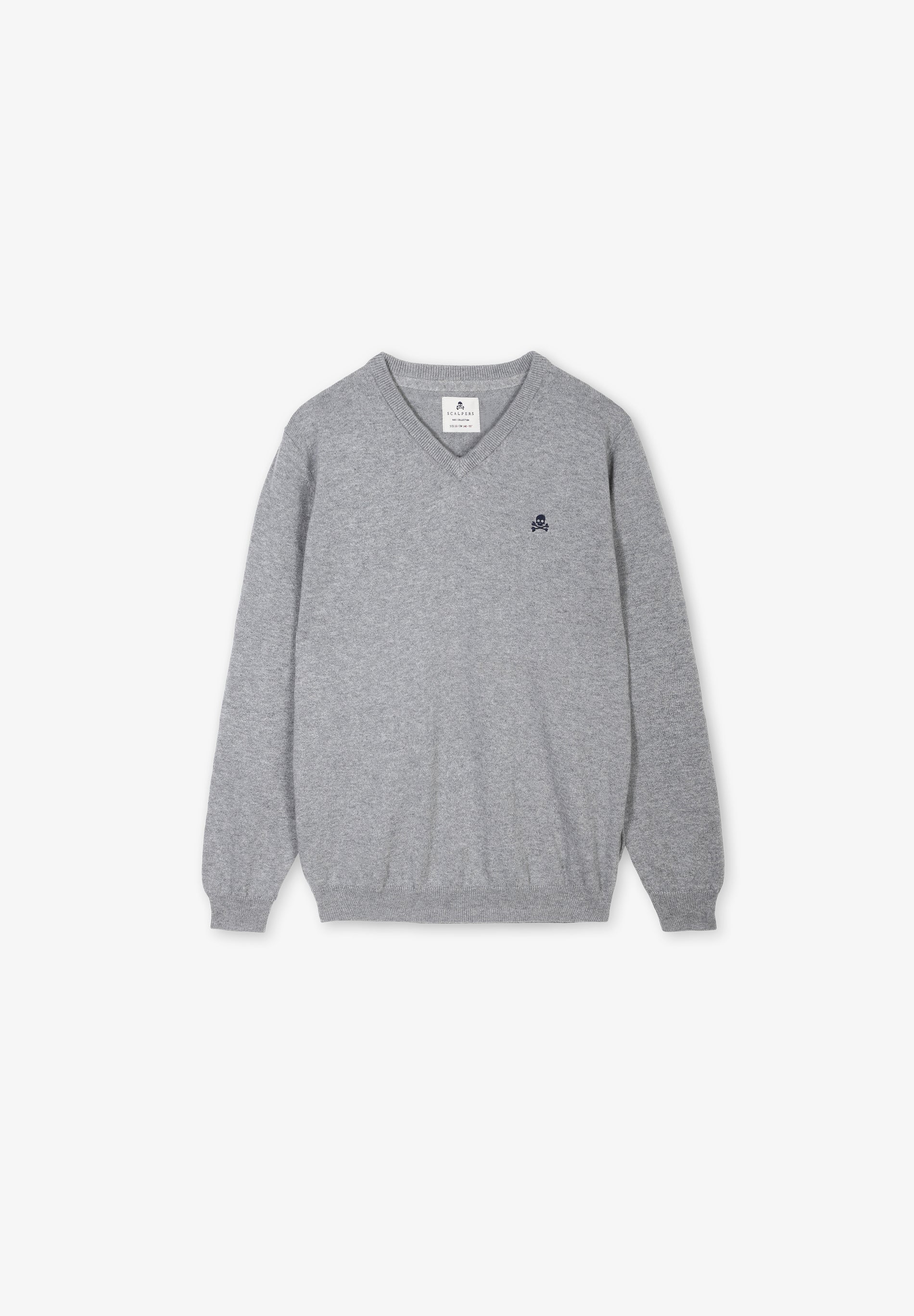 BASIC COTTON EMBROIDERED SWEATER - Image 4