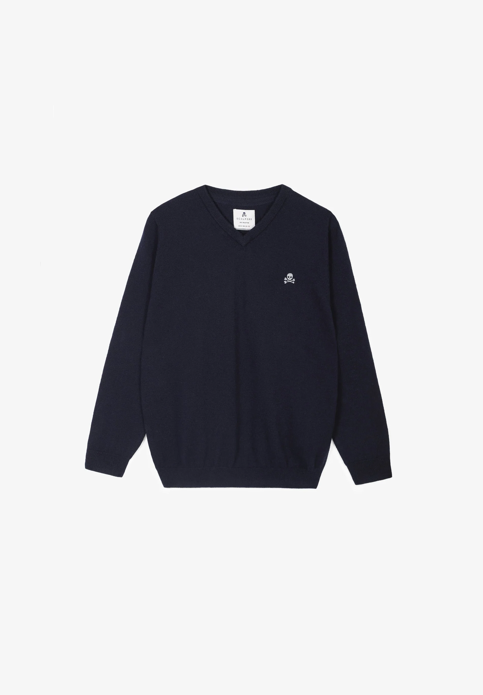 BASIC COTTON EMBROIDERED SWEATER - Image 4