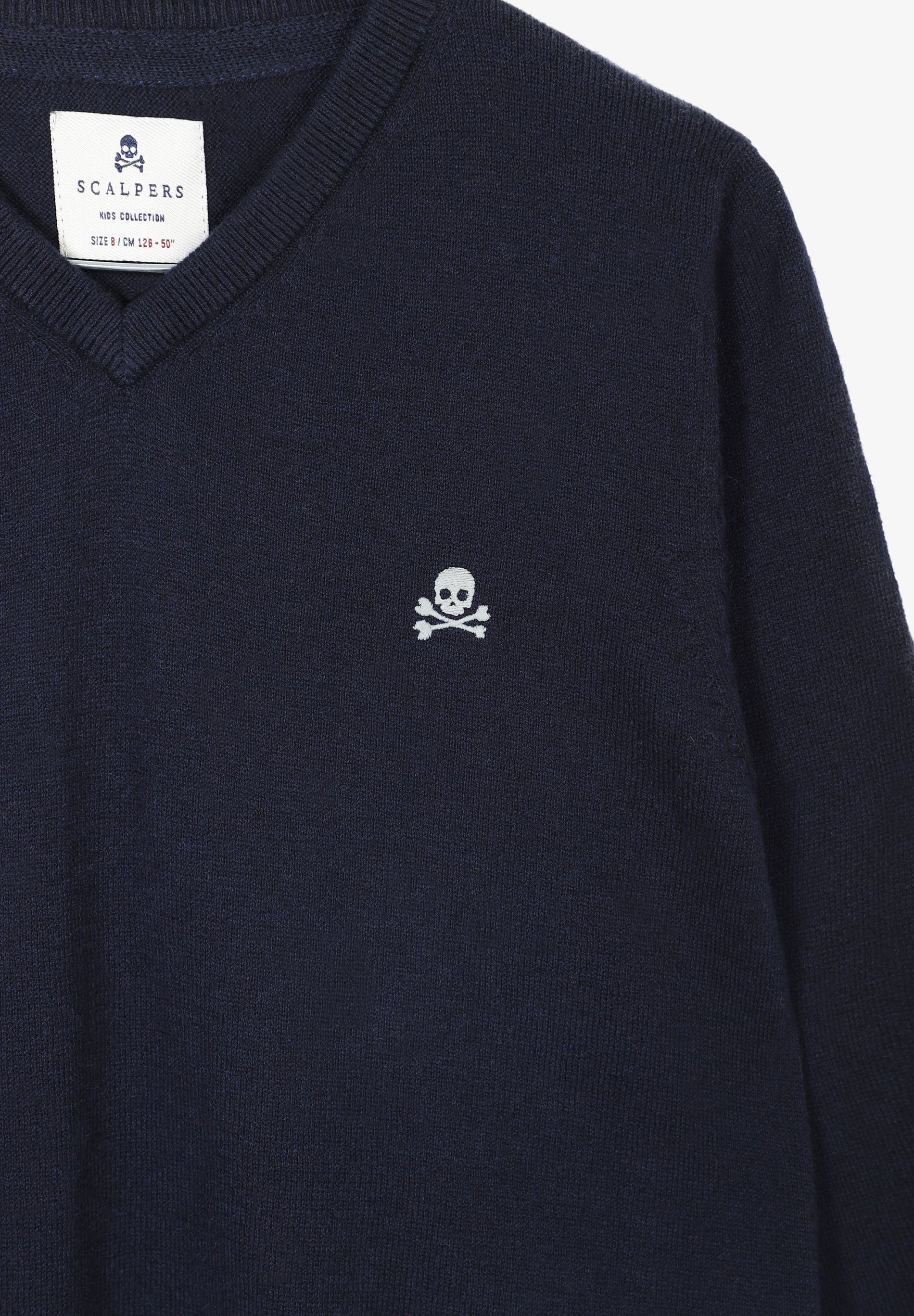 BASIC COTTON EMBROIDERED SWEATER - Image 5
