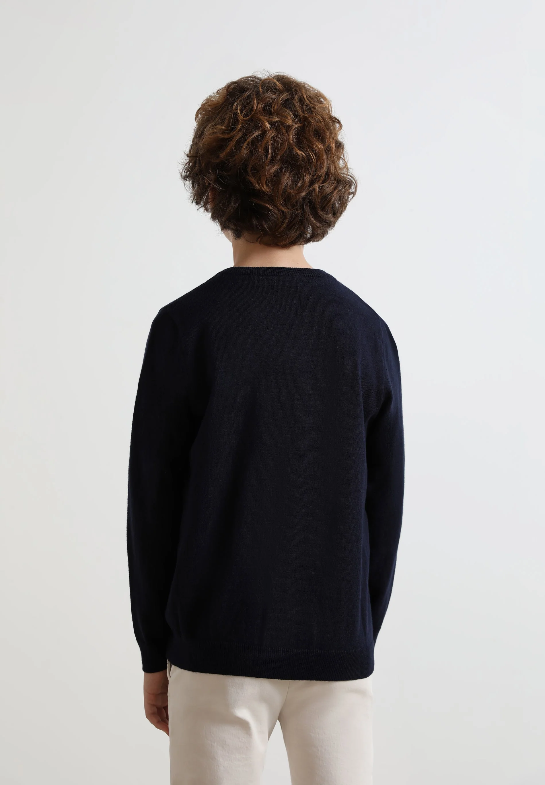 BASIC COTTON EMBROIDERED SWEATER - Image 7