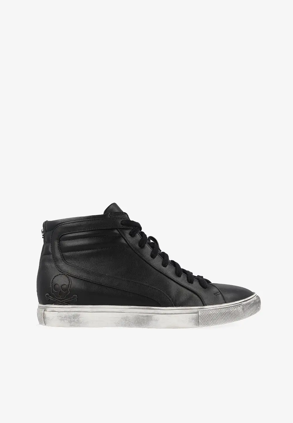 HIGH TOP LEATHER SNEAKERS - Image 2