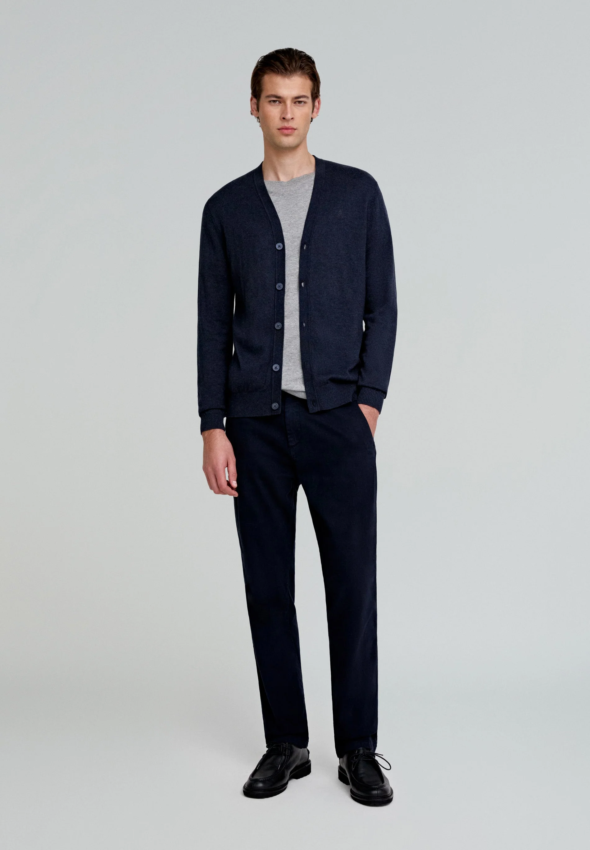 BASIC COTTON CARDIGAN - Image 2