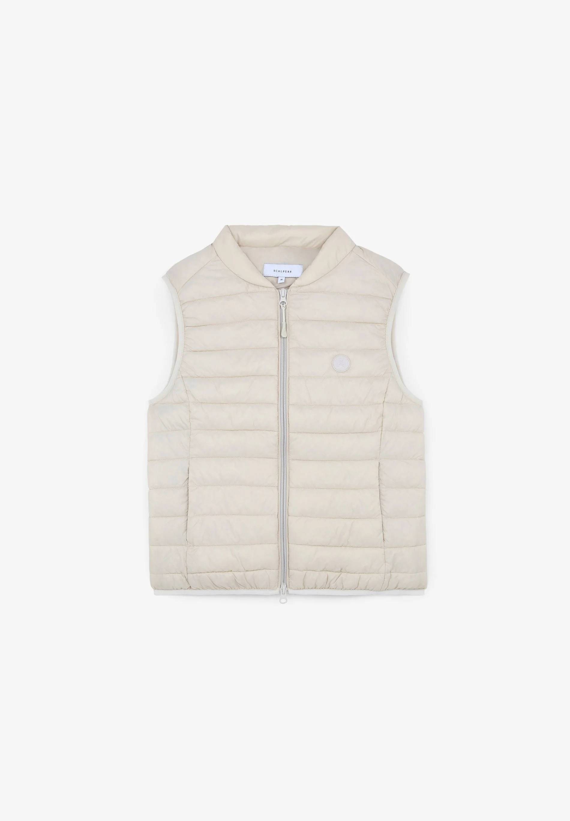 PUFFER VEST WITH SKULL