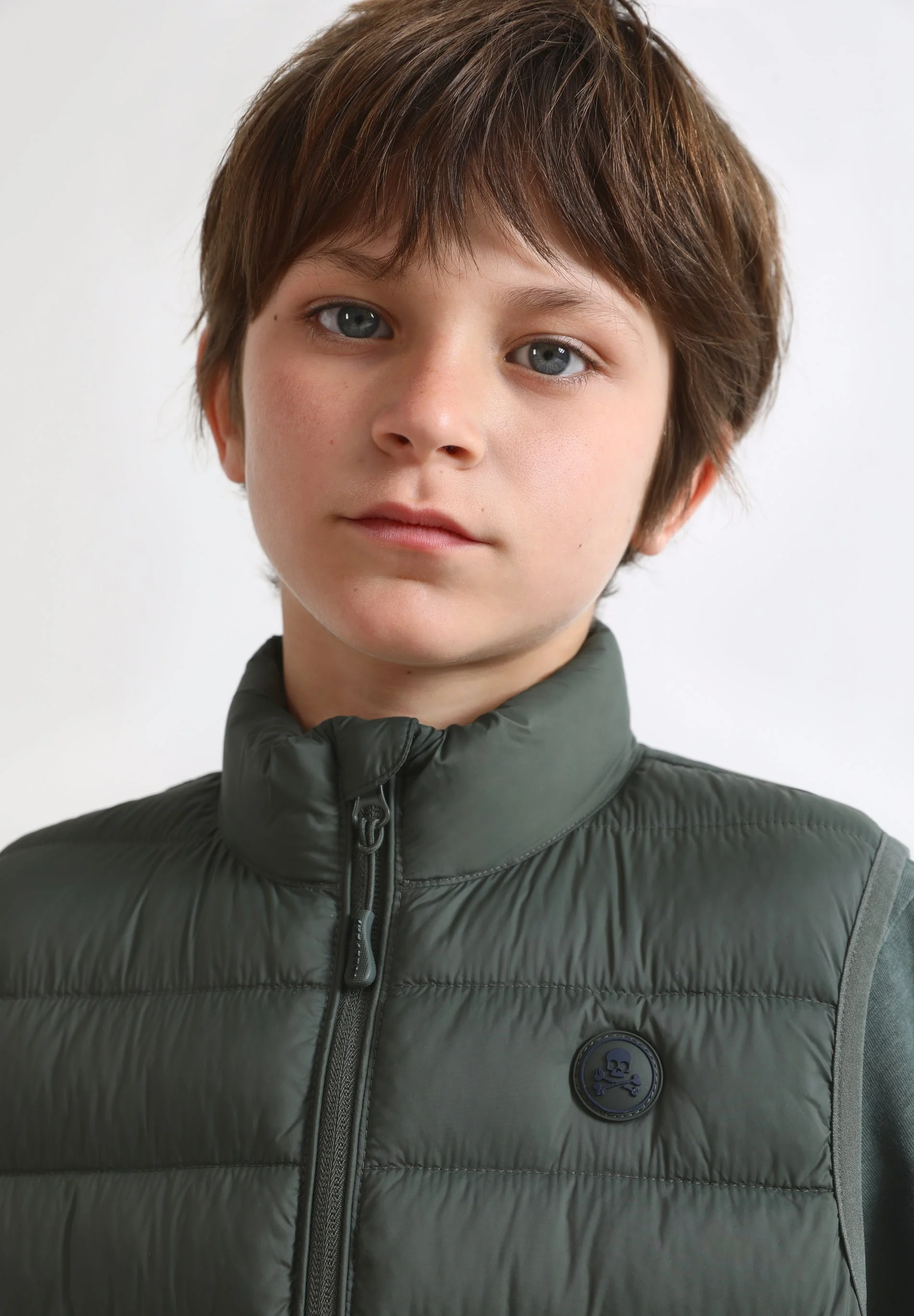 LIGHT PUFFER GILET SKULL - Image 3