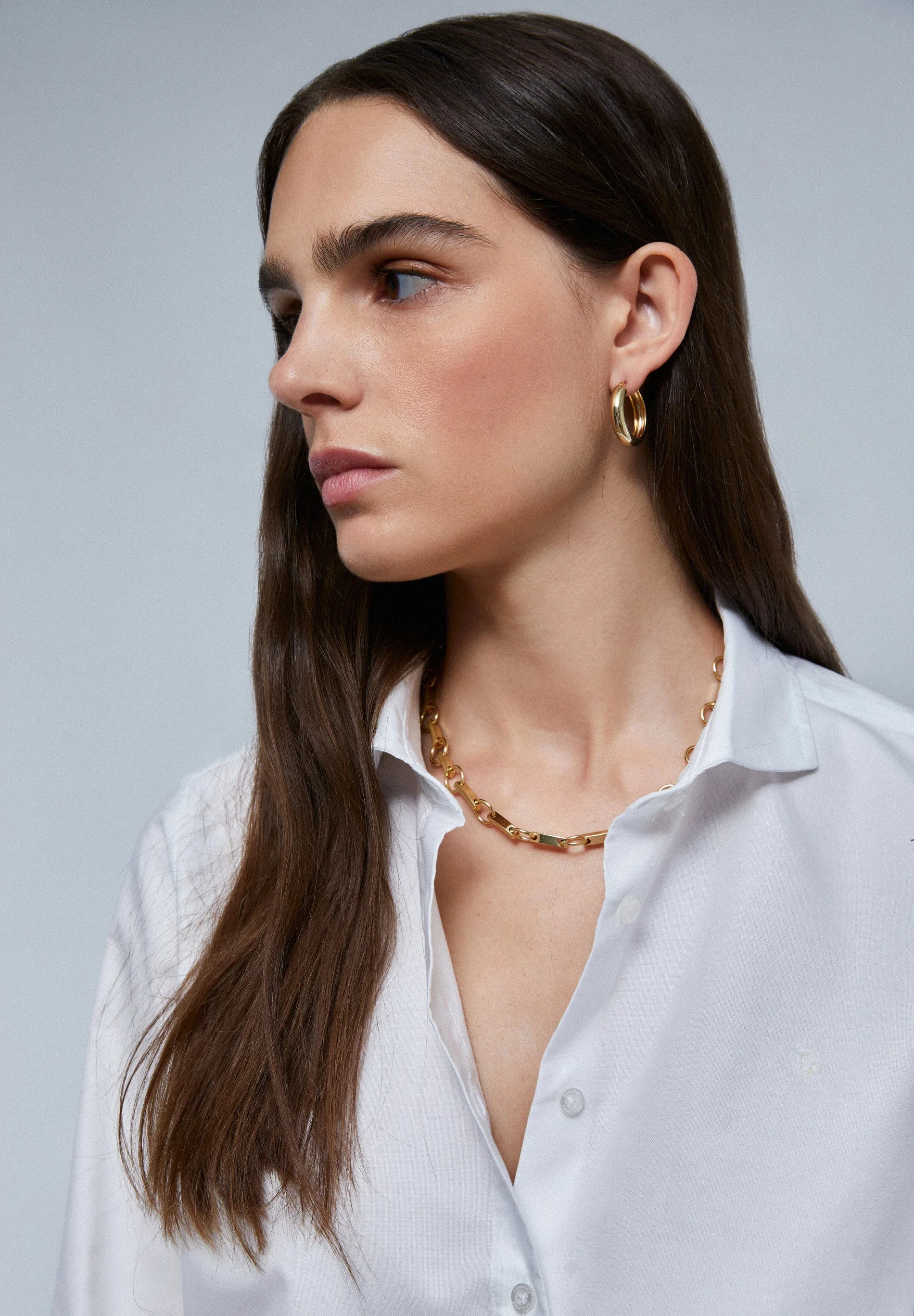 CLASSIC SHIRT WITH EMBROIDERED CHEST - Image 3
