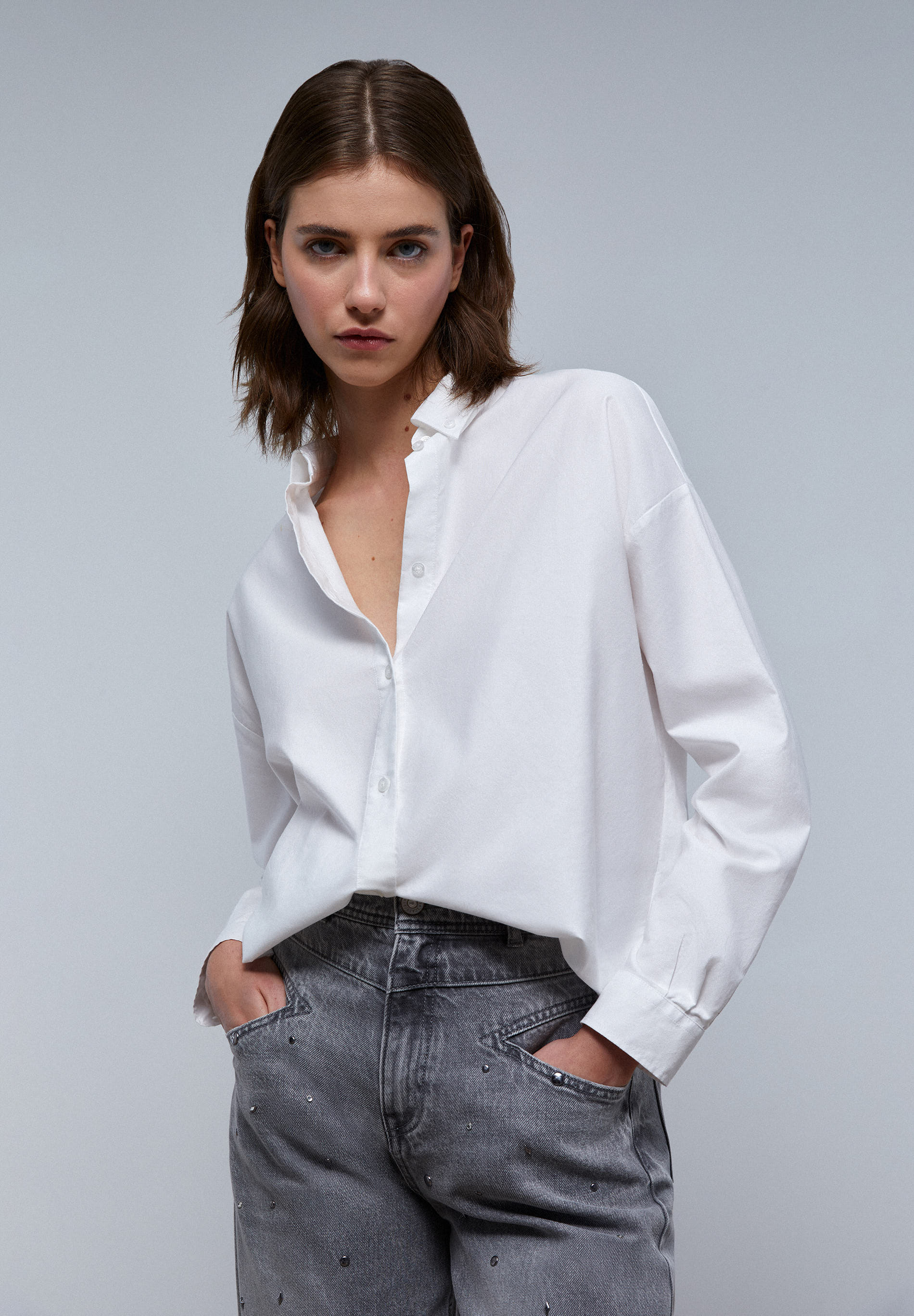 OXFORD SHIRT WITH BUTTON-DOWN COLLAR - Image 3