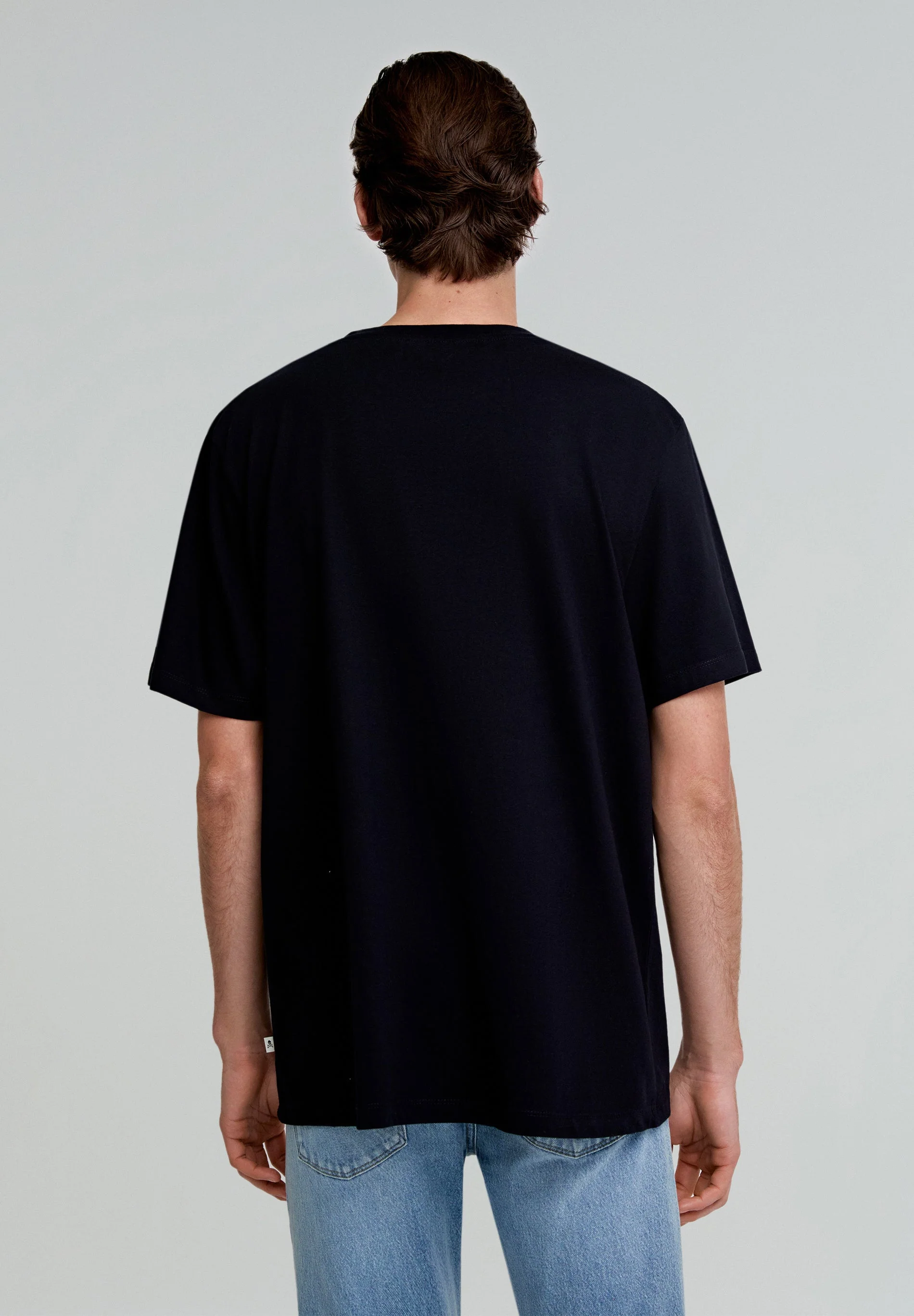 RELAXED FIT SKULL BASIC T-SHIRT - Image 4