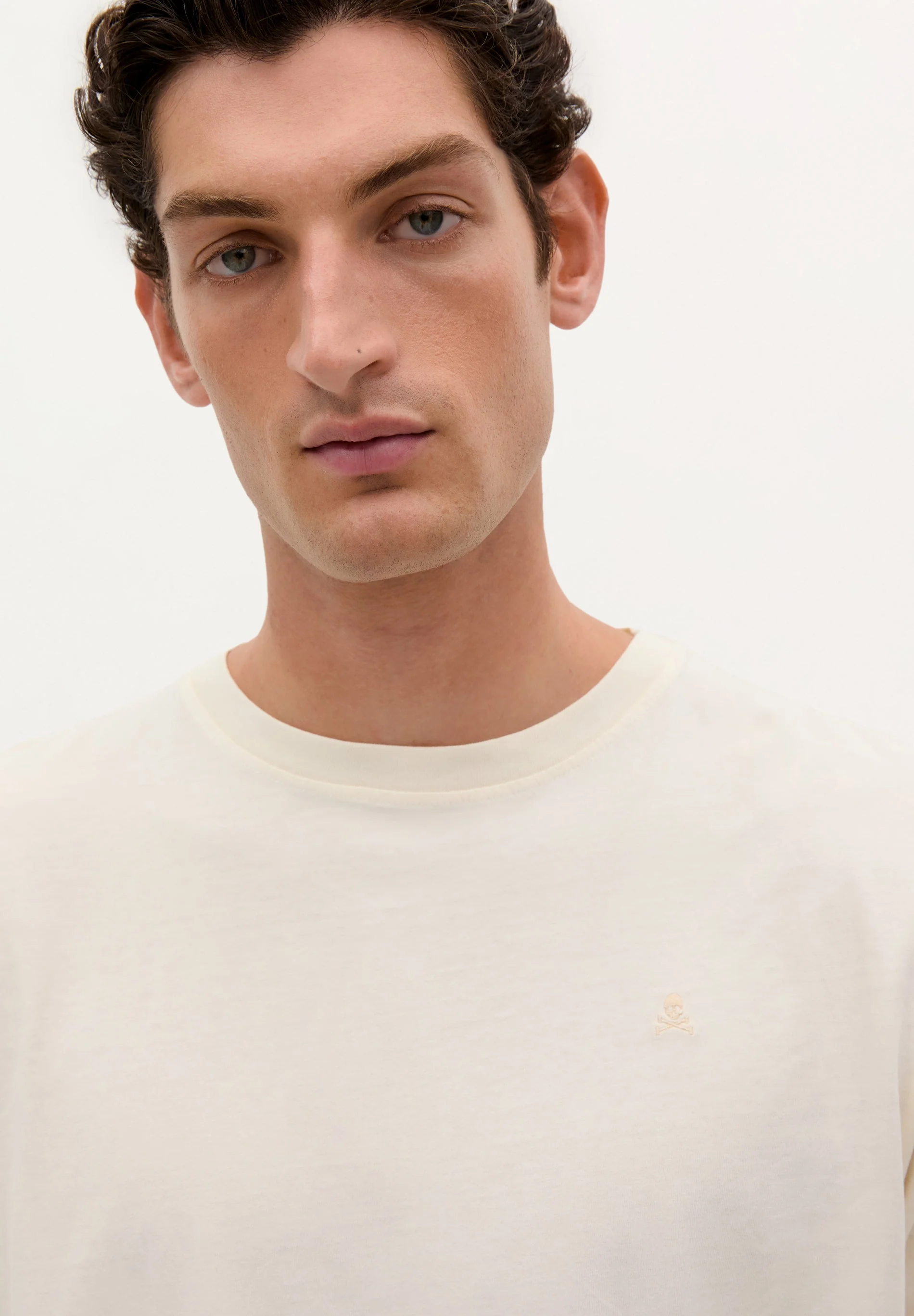 RELAXED FIT SKULL BASIC T-SHIRT - Image 3