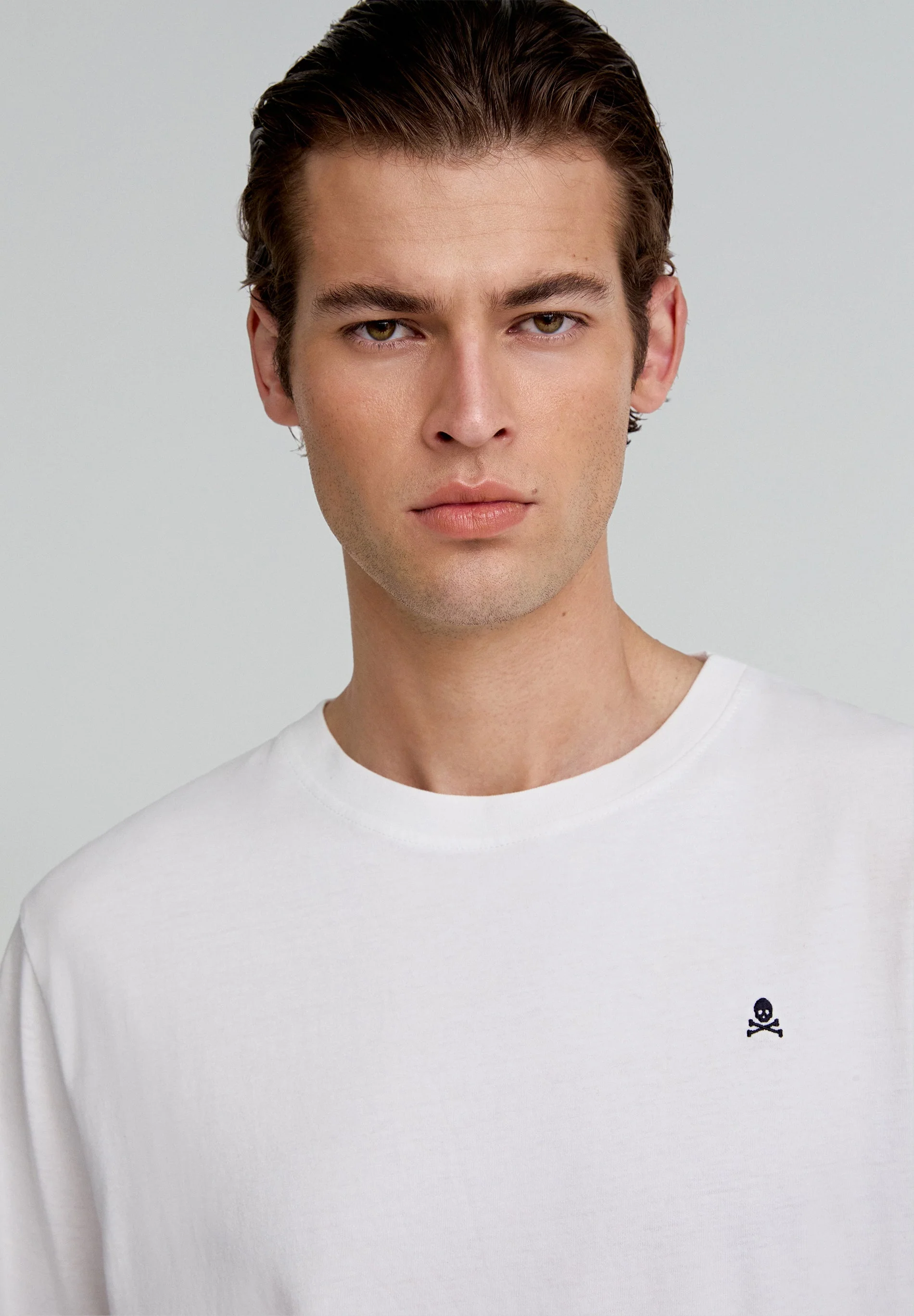 RELAXED FIT SKULL BASIC T-SHIRT - Image 3