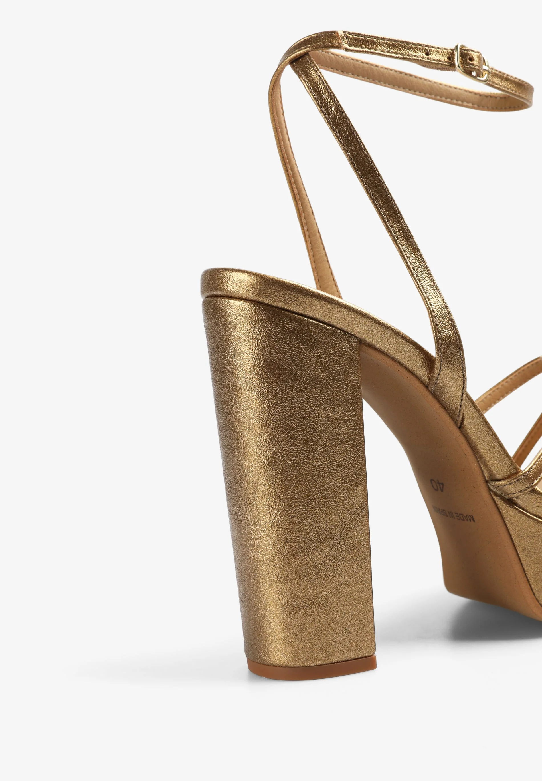 PLATFORM HEELED SANDALS - Image 4
