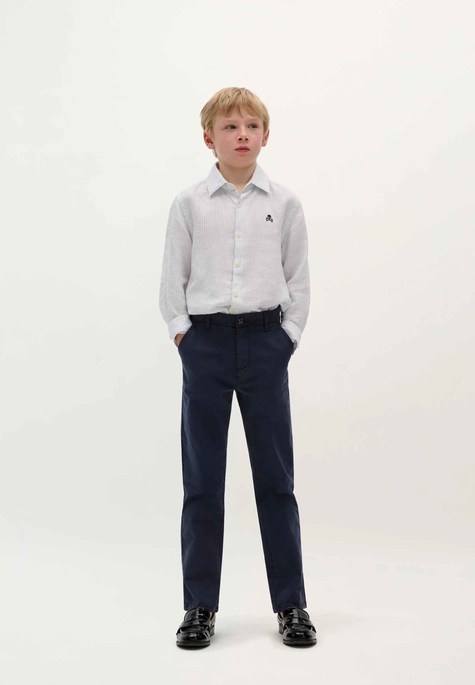 REGULAR FIT CHINO TROUSERS