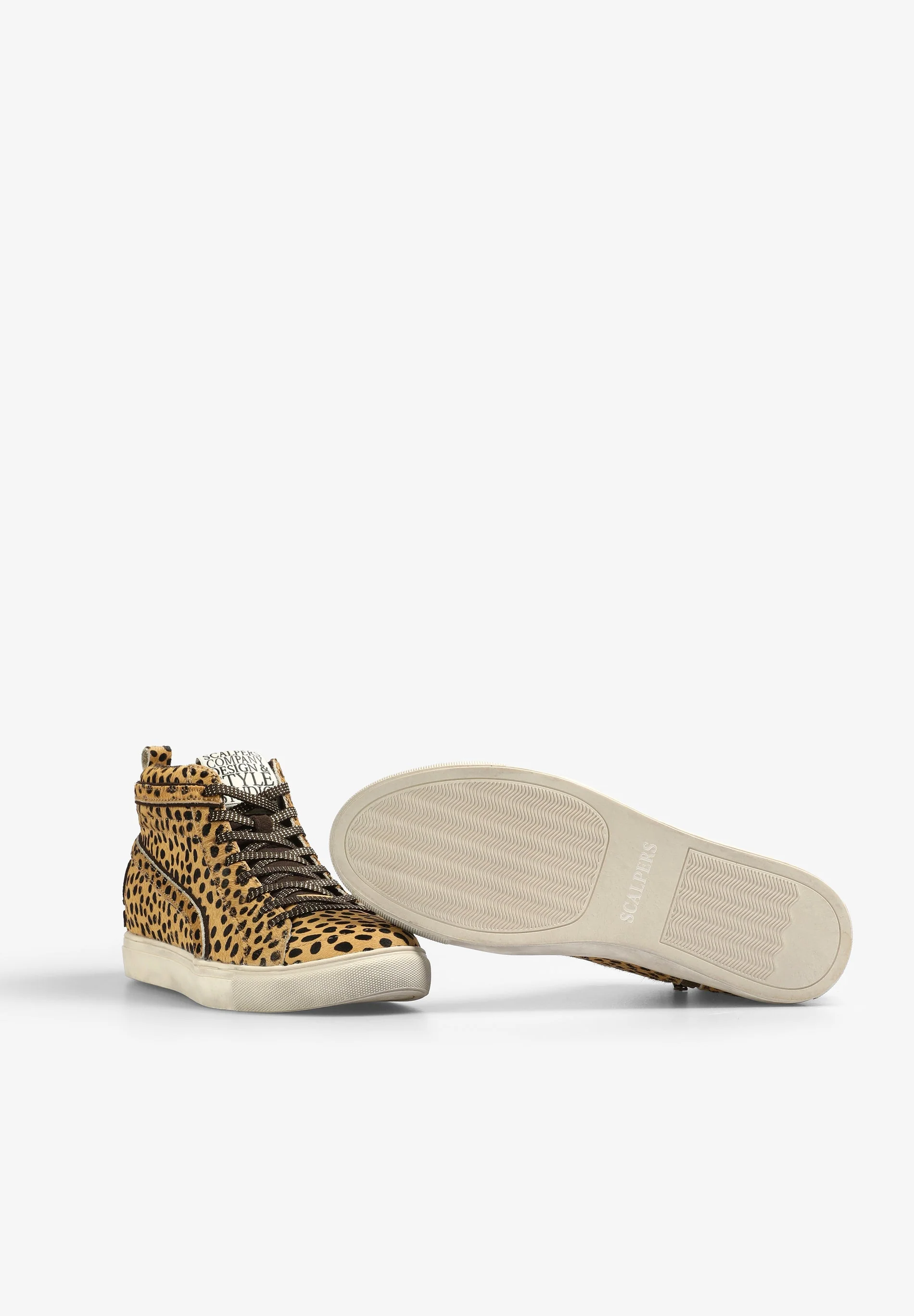 ANIMAL PRINT HIGH-TOP SNEAKERS - Image 5