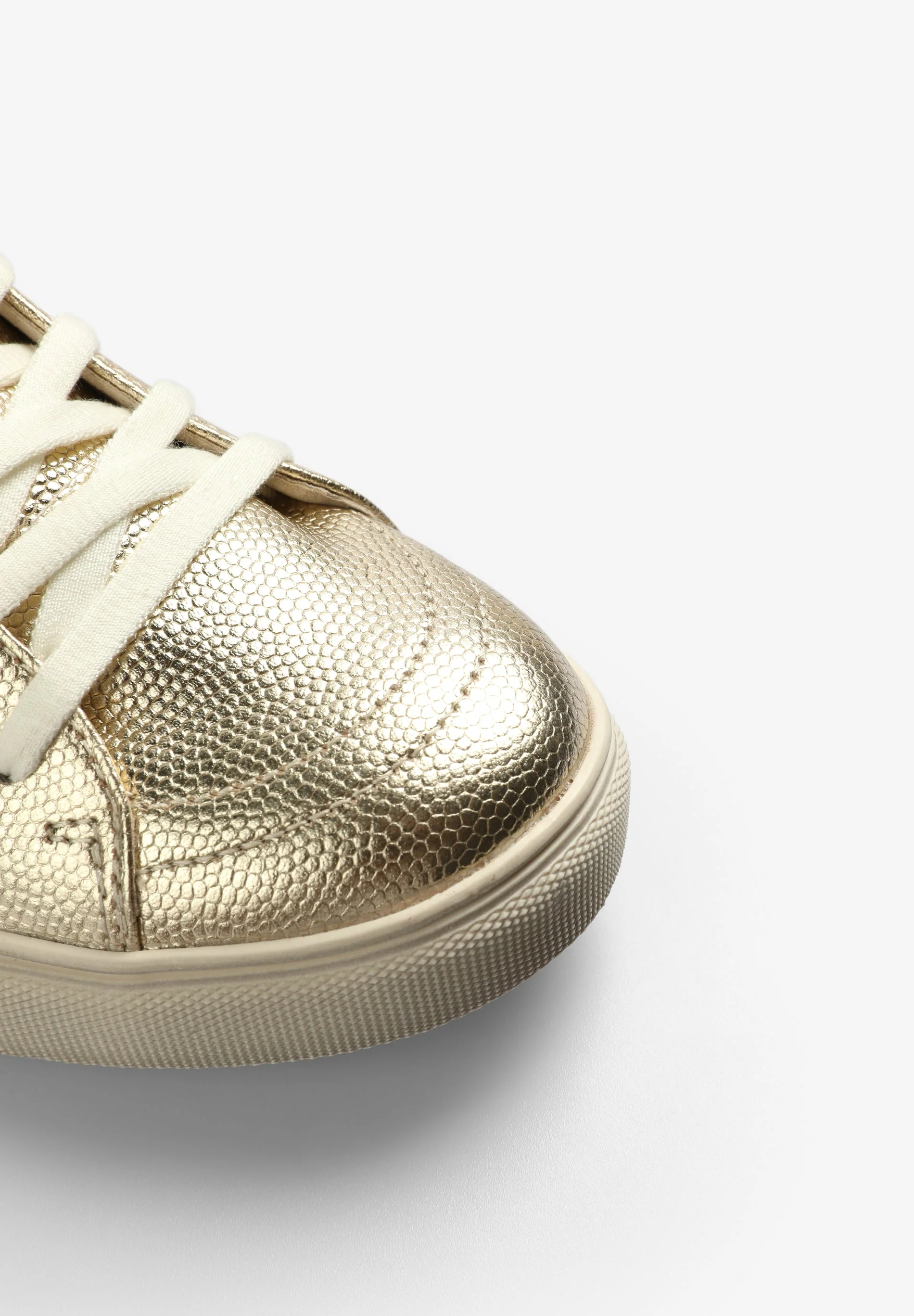 METALLIC HIGH-TOP SNEAKERS - Image 6
