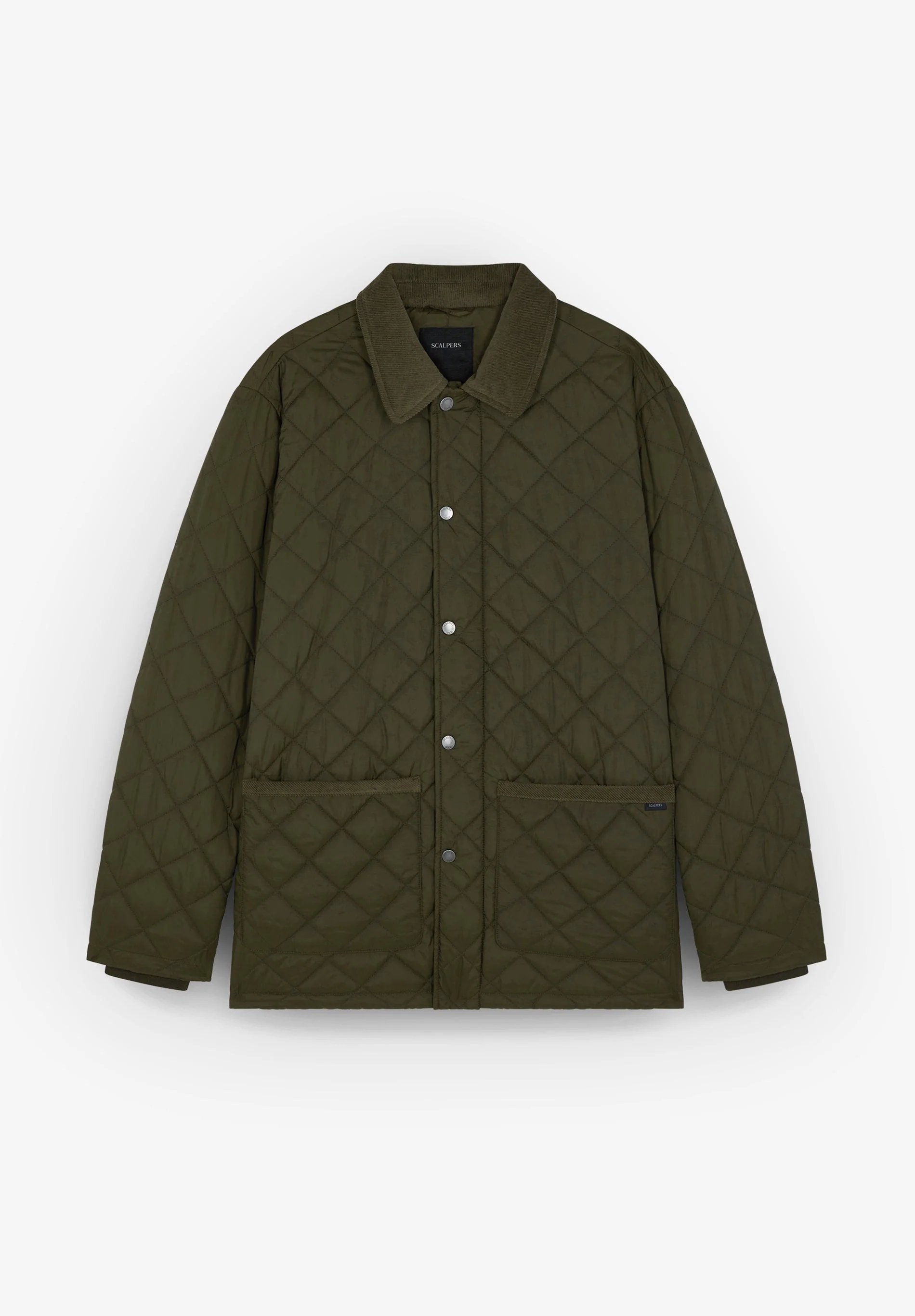 PREMIUM QUILTED JACKET WITH CORDUROY COLLAR - Image 5