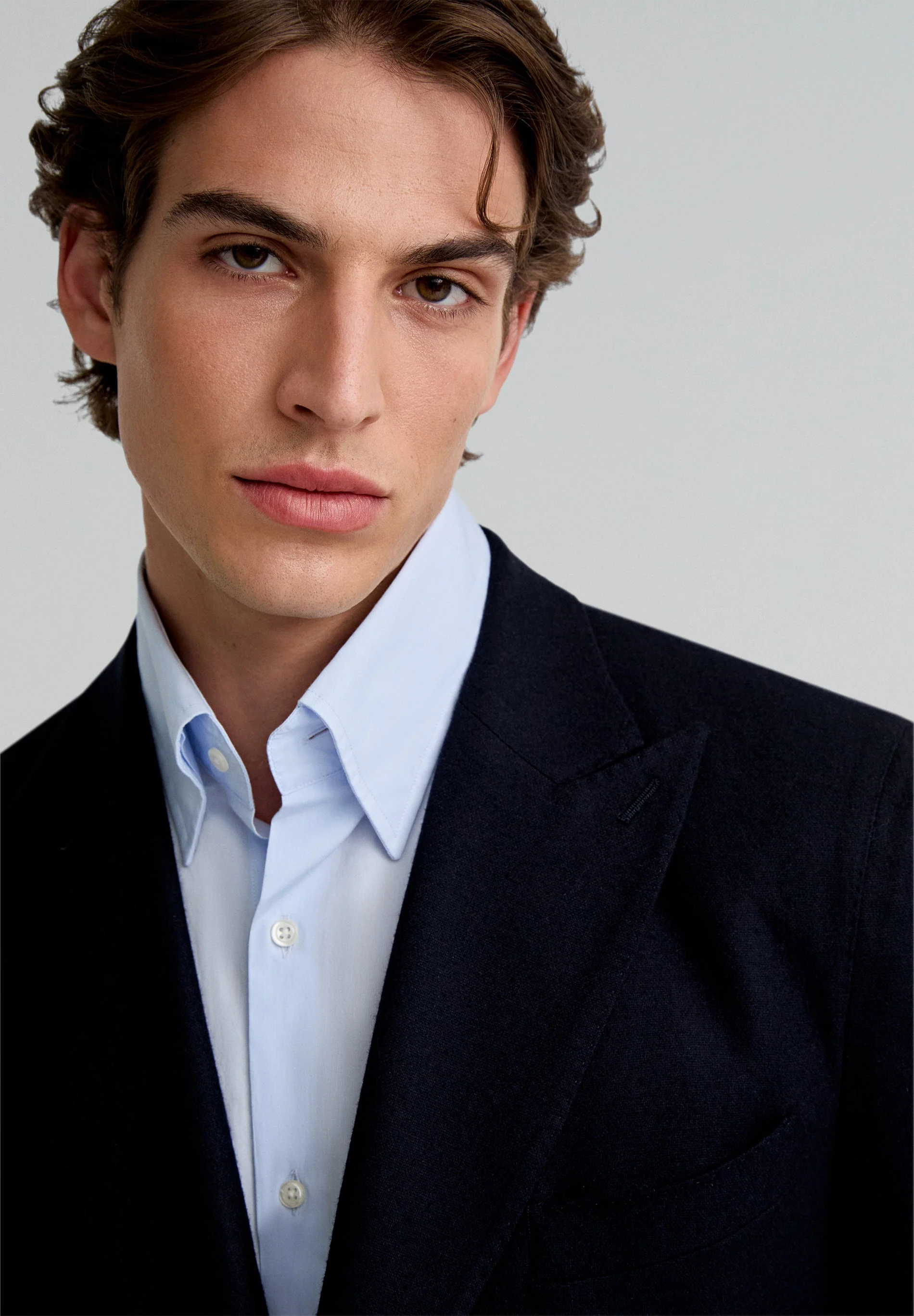 PREMIUM WOOL PEAK-LAPEL BLAZER - Image 5
