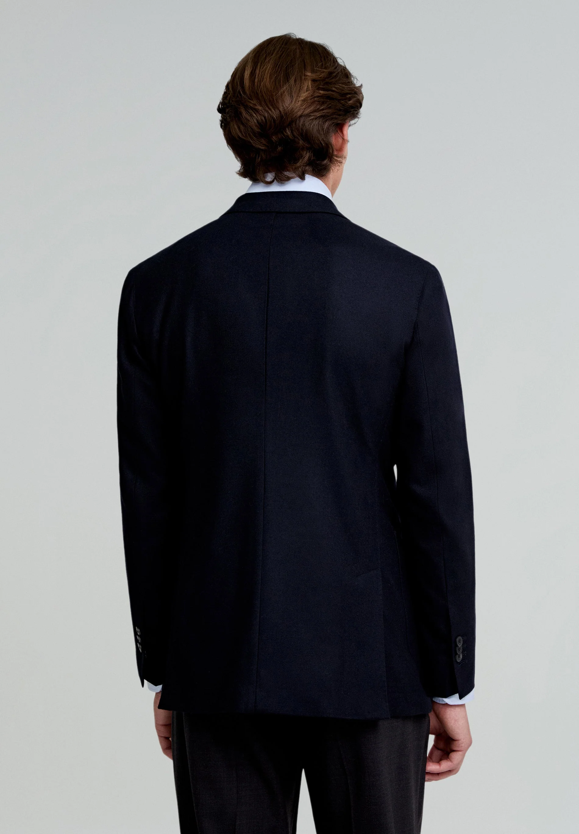 PREMIUM WOOL PEAK-LAPEL BLAZER - Image 7