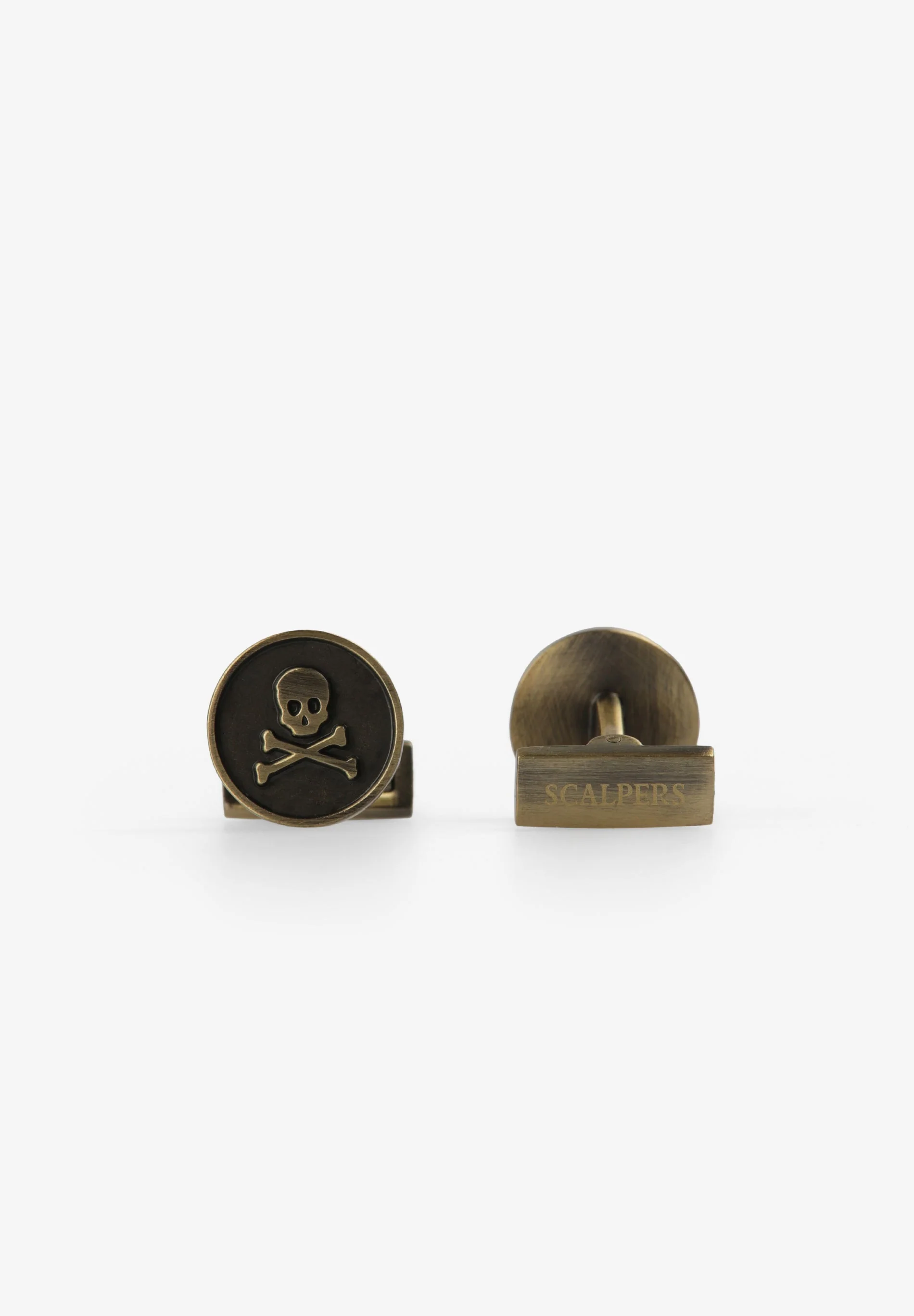 SKULL ENGRAVED CUFFLINKS - Image 2