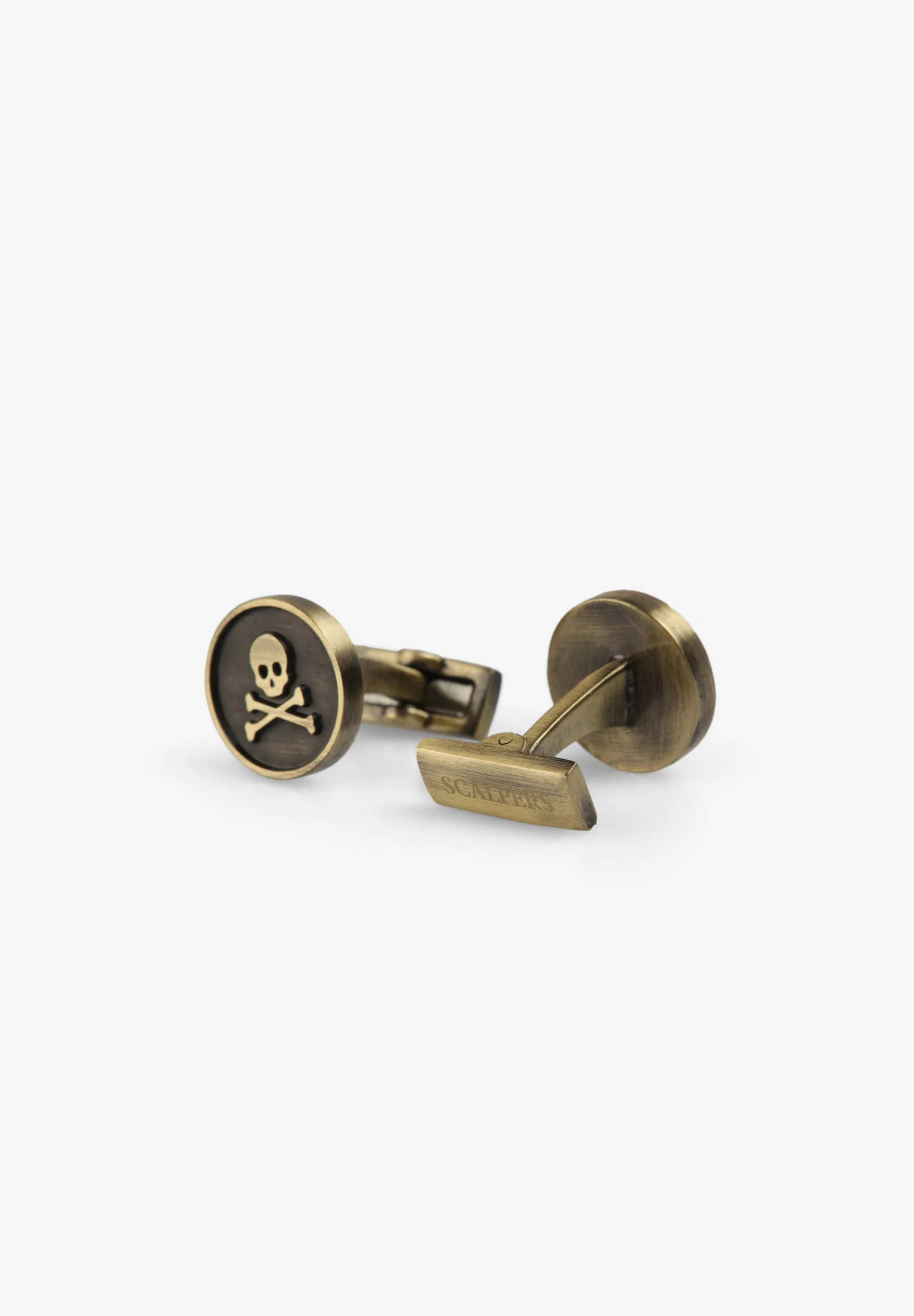 SKULL ENGRAVED CUFFLINKS - Image 3