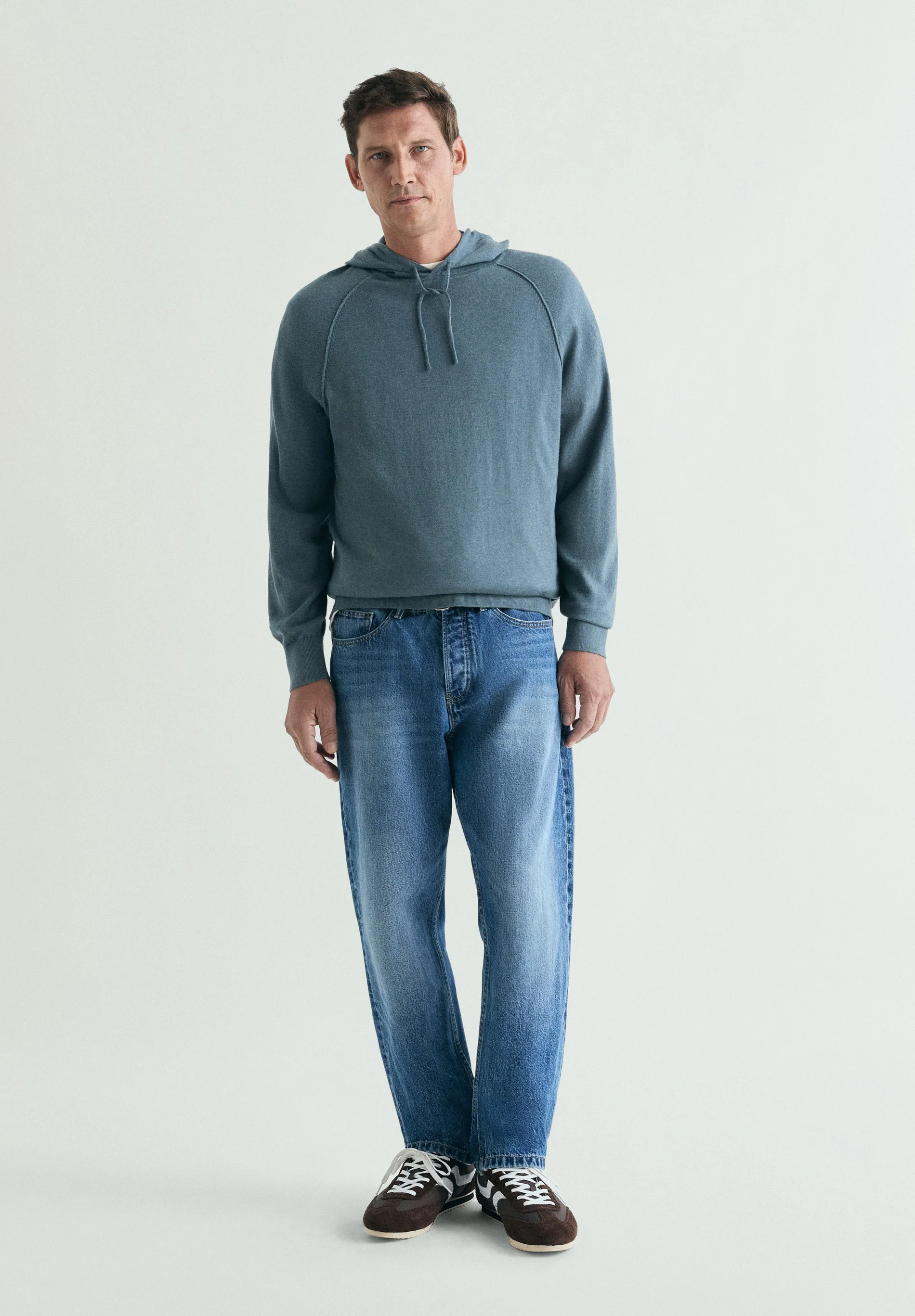 FINE KNIT HOODIE - Image 2