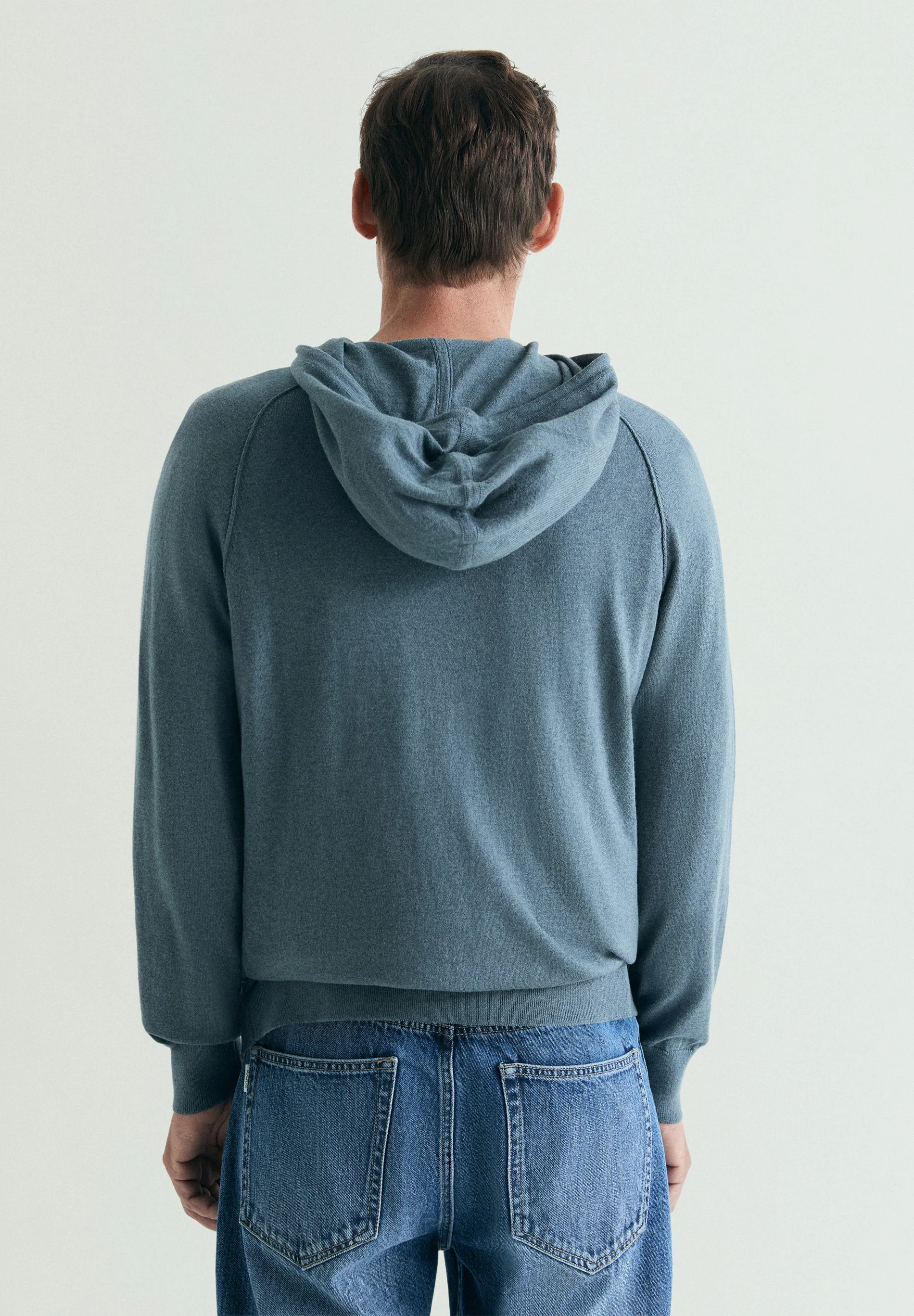 FINE KNIT HOODIE - Image 3