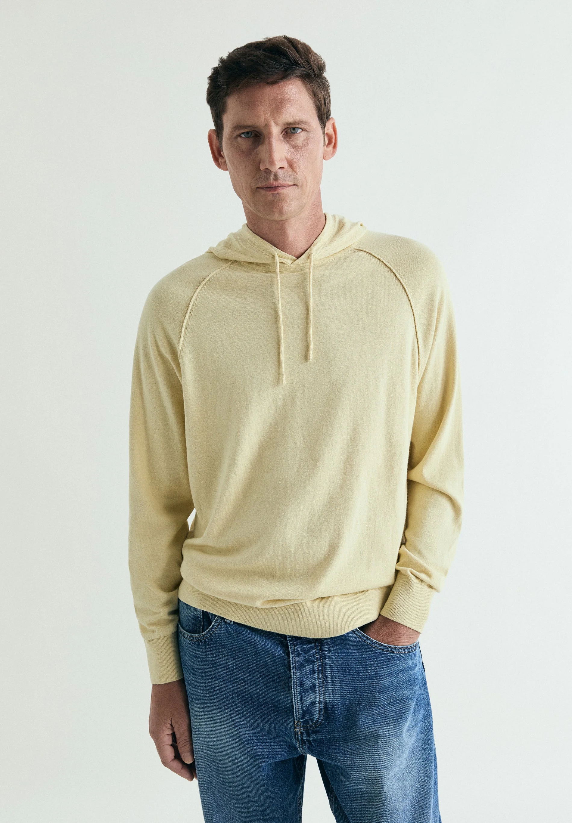 FINE KNIT HOODIE