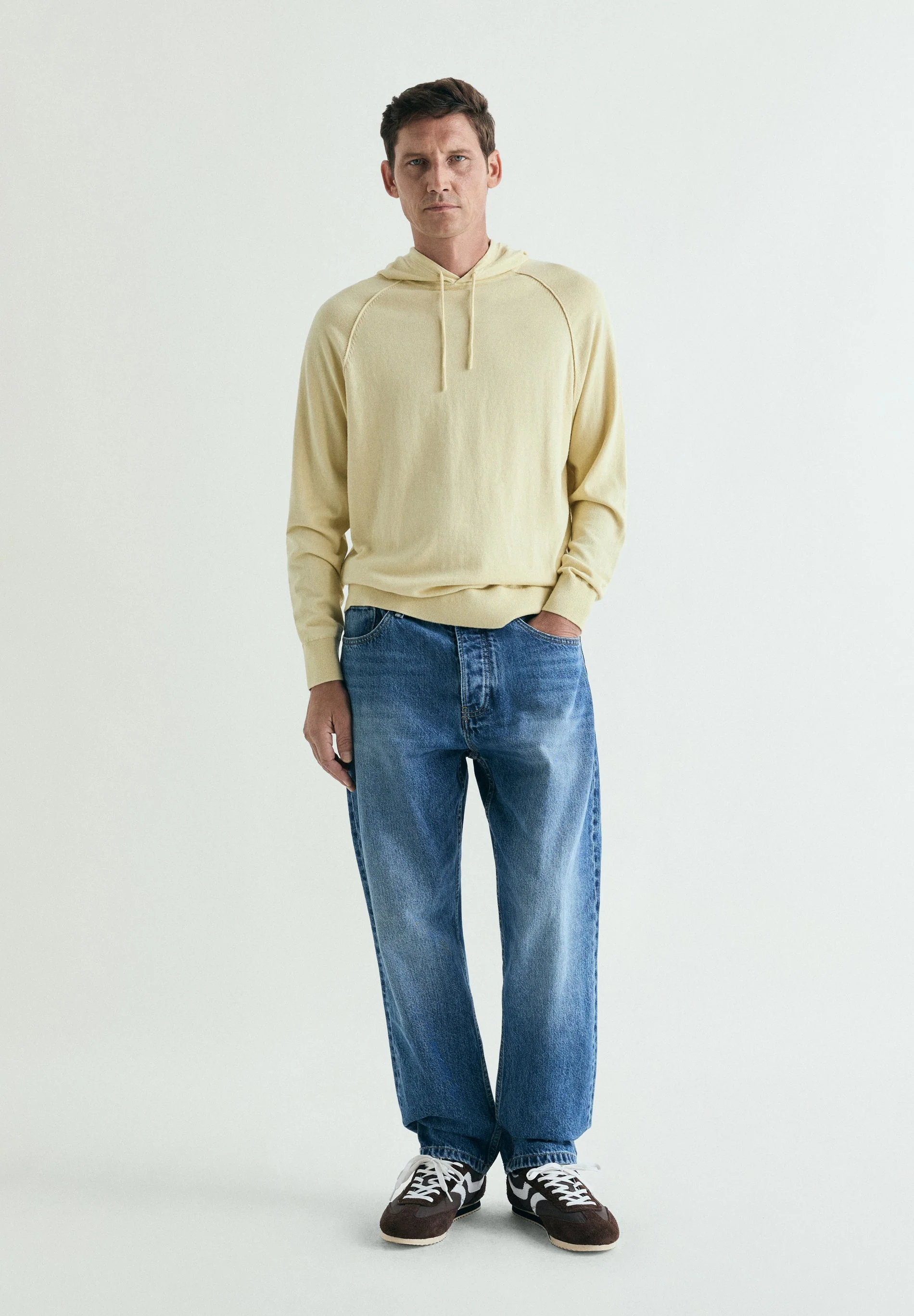 FINE KNIT HOODIE - Image 2