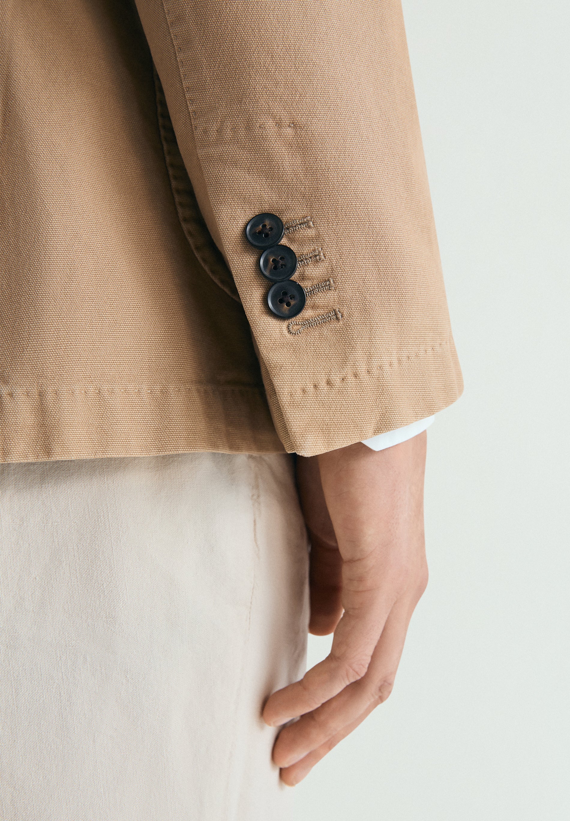 LIGHTWEIGHT COTTON BLAZER - Image 5