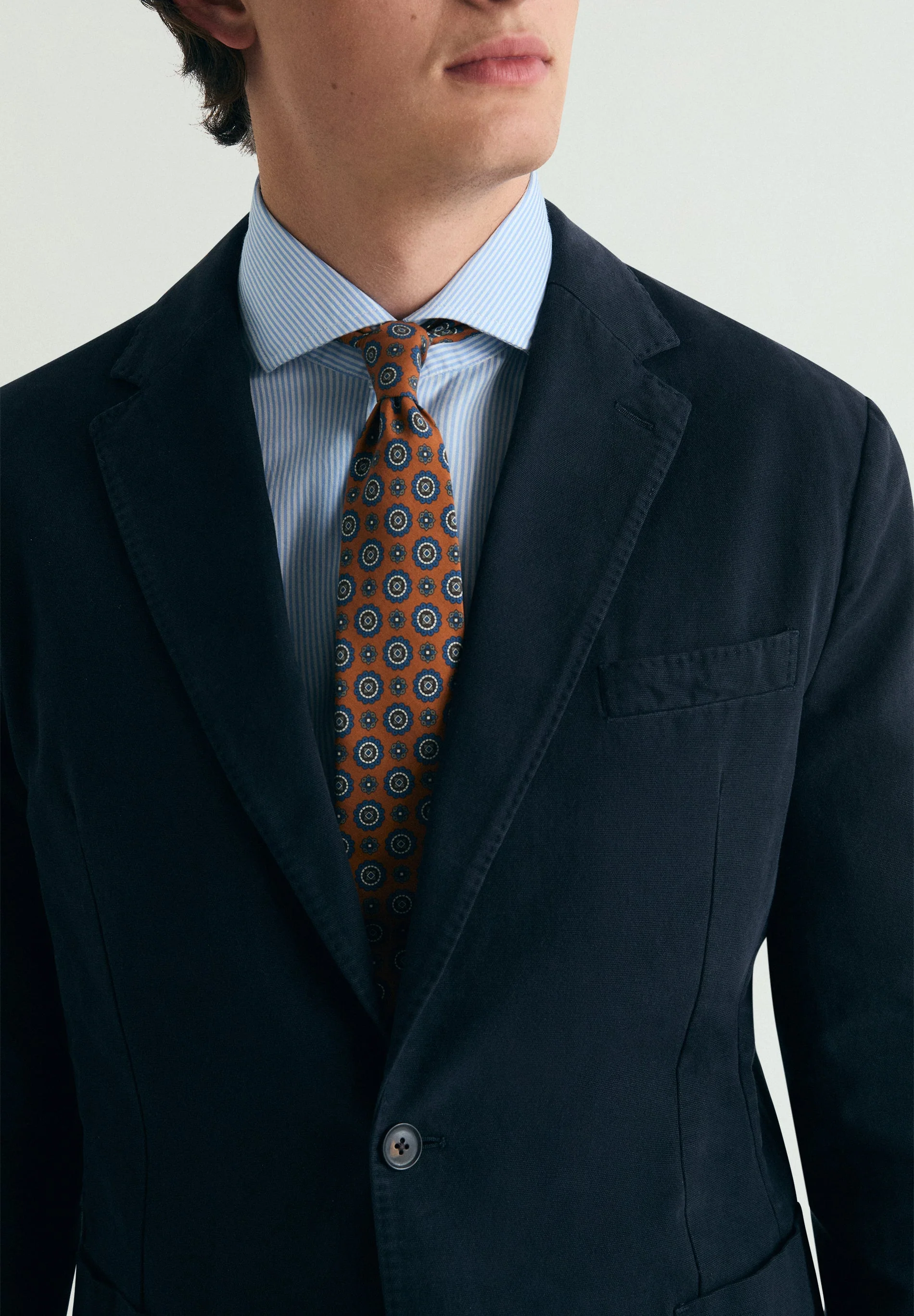 LIGHTWEIGHT COTTON BLAZER - Image 3