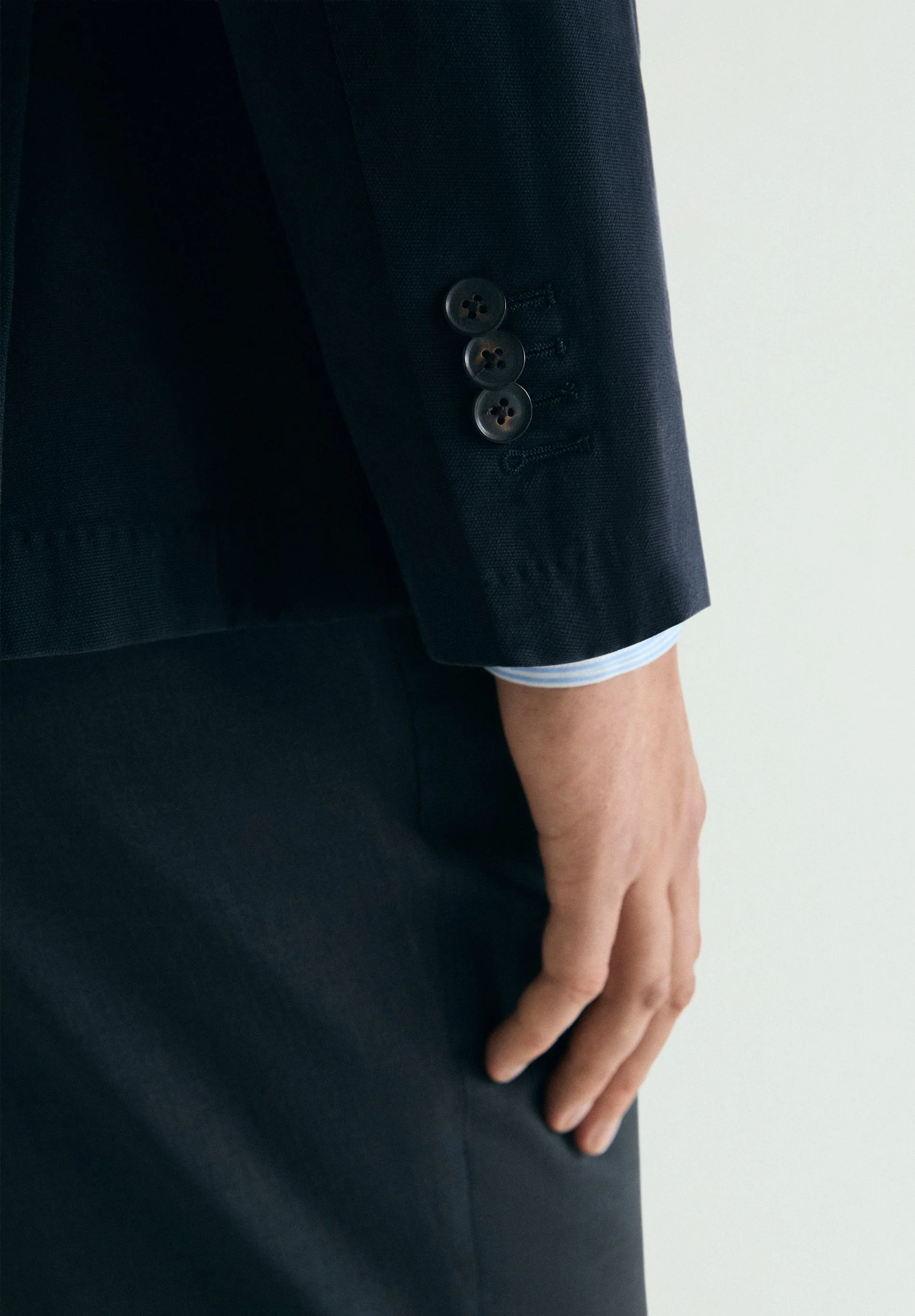 LIGHTWEIGHT COTTON BLAZER - Image 5