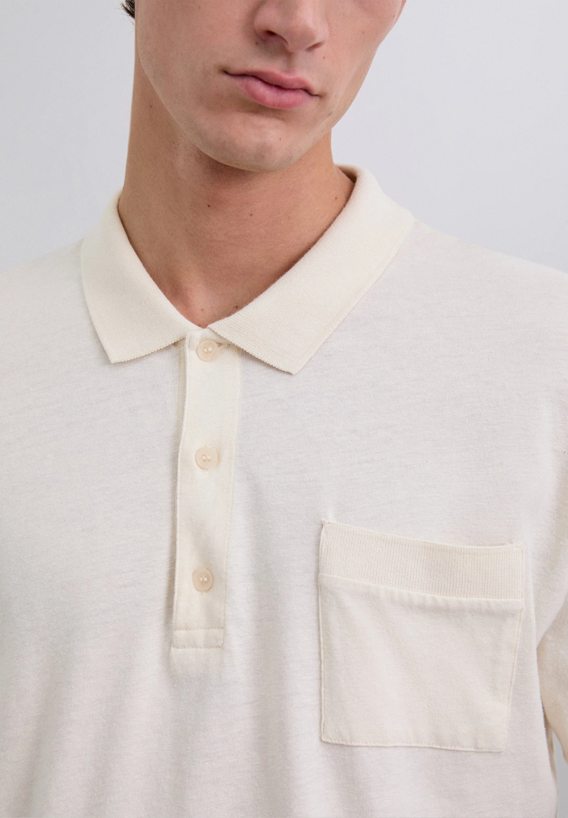 POLO SHIRT WITH FRONT POCKET - Image 3