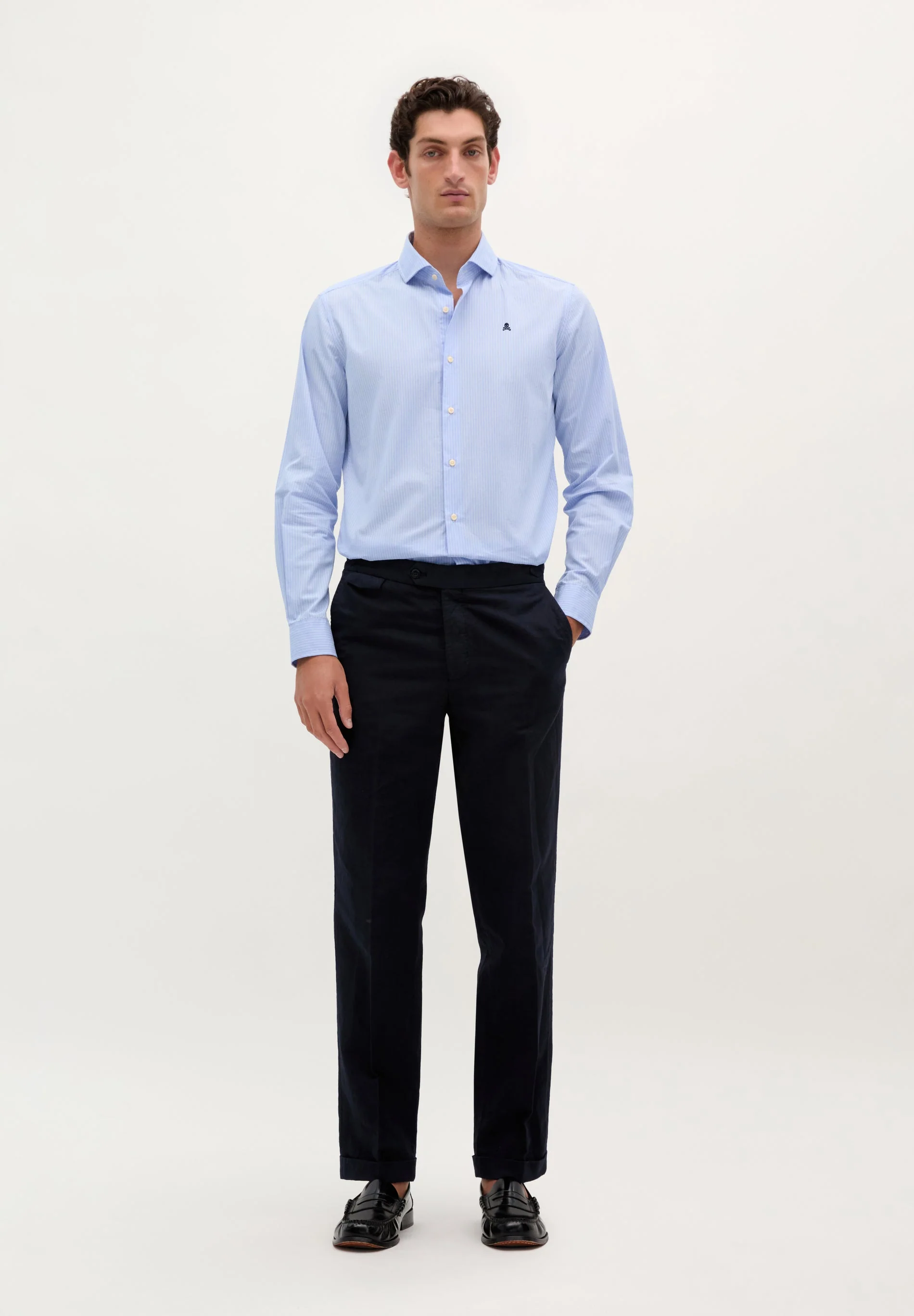 CLASSIC COTTON STRIPED SHIRT - Image 2