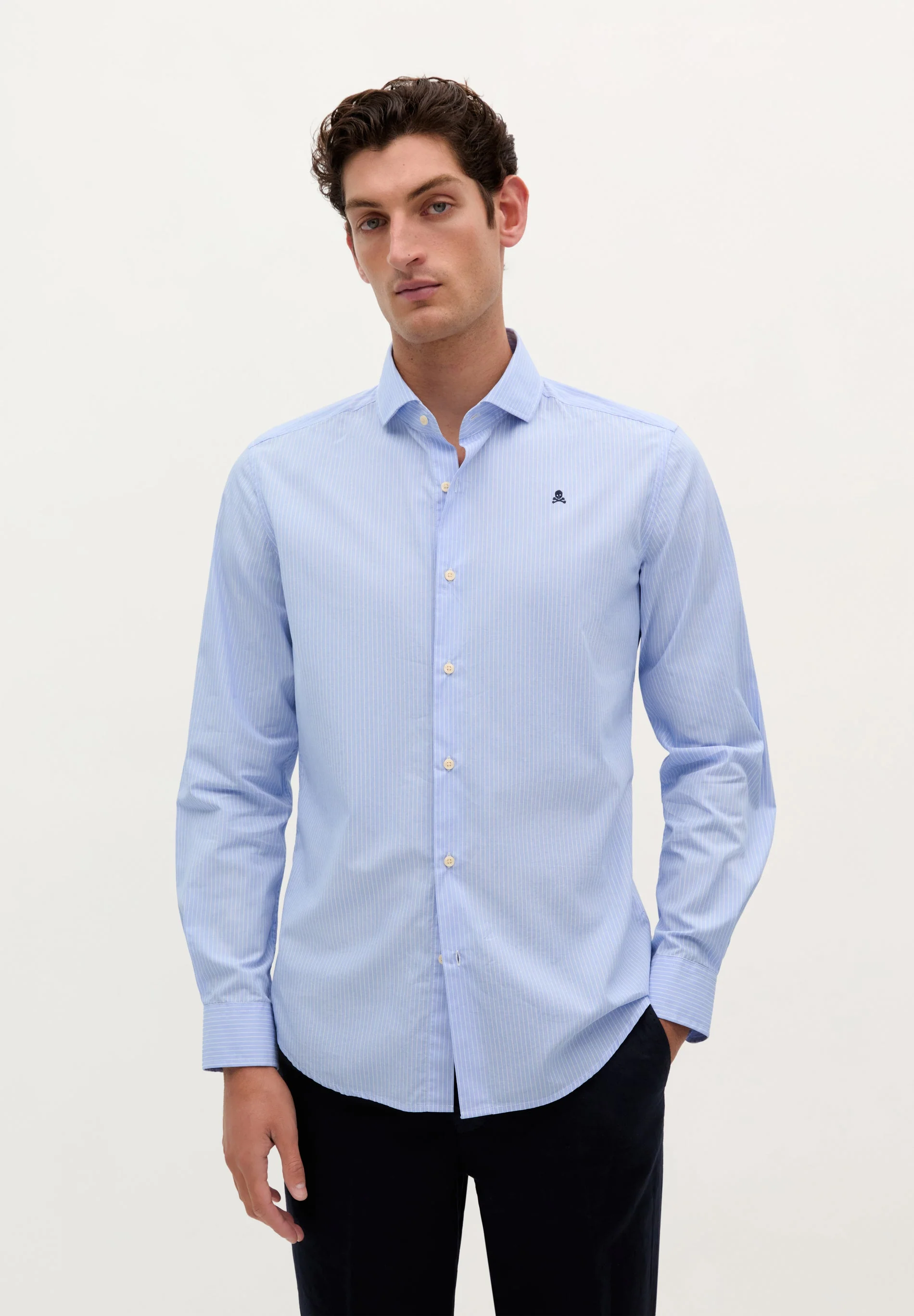 CLASSIC COTTON STRIPED SHIRT - Image 3