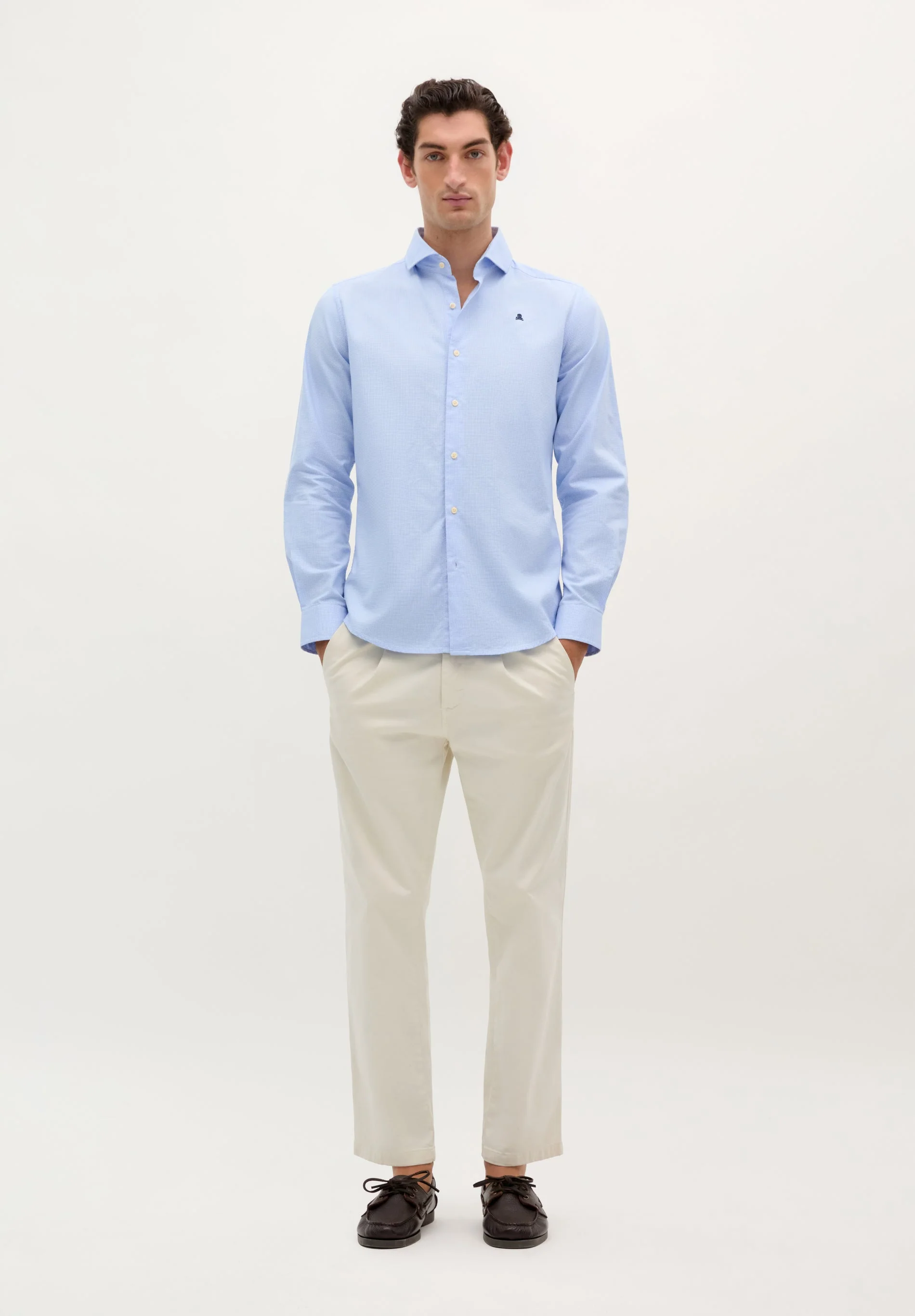 CLASSIC COTTON STRIPED SHIRT - Image 2