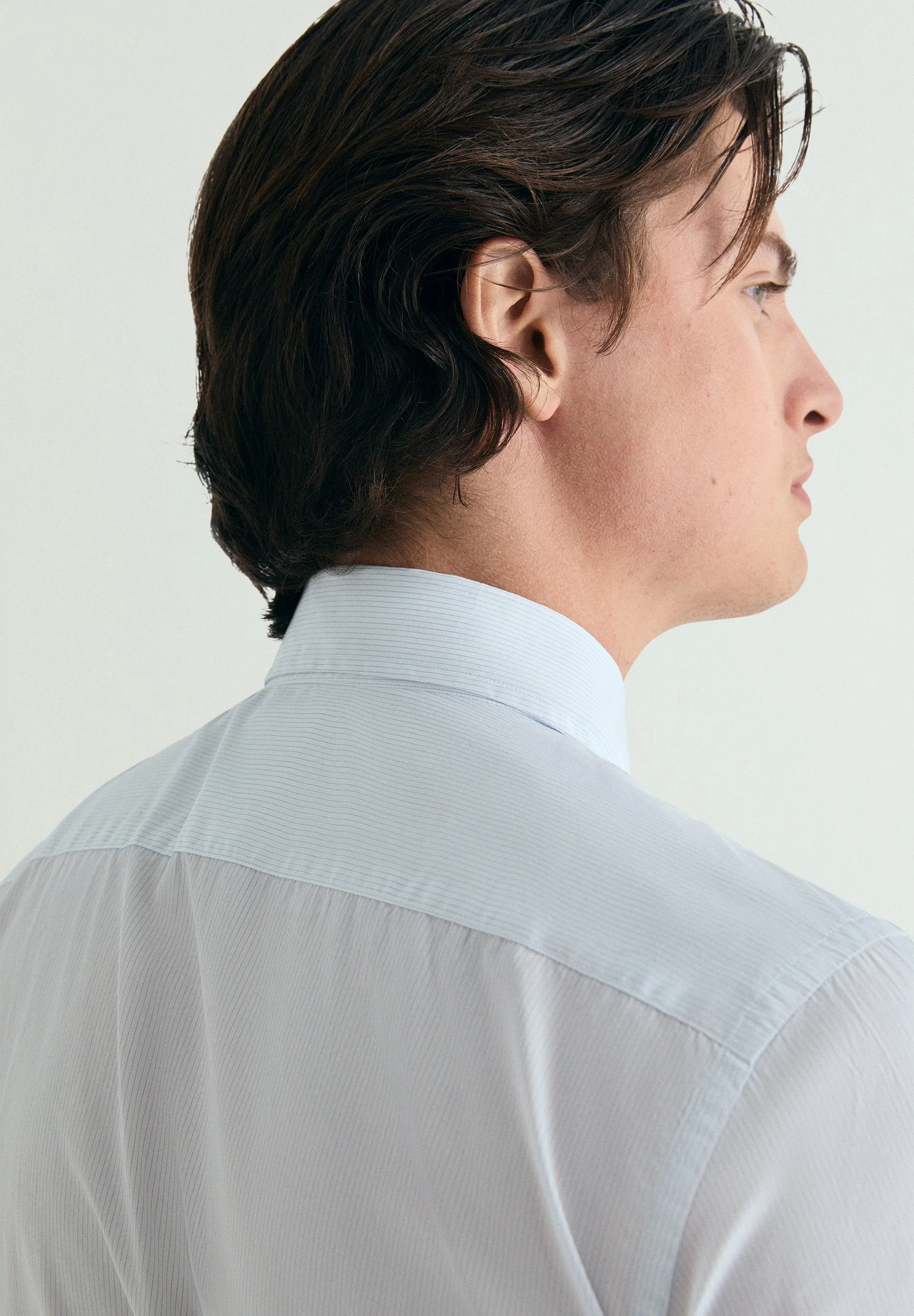 PREMIUM MICRO STRIPE DRESS SHIRT - Image 5