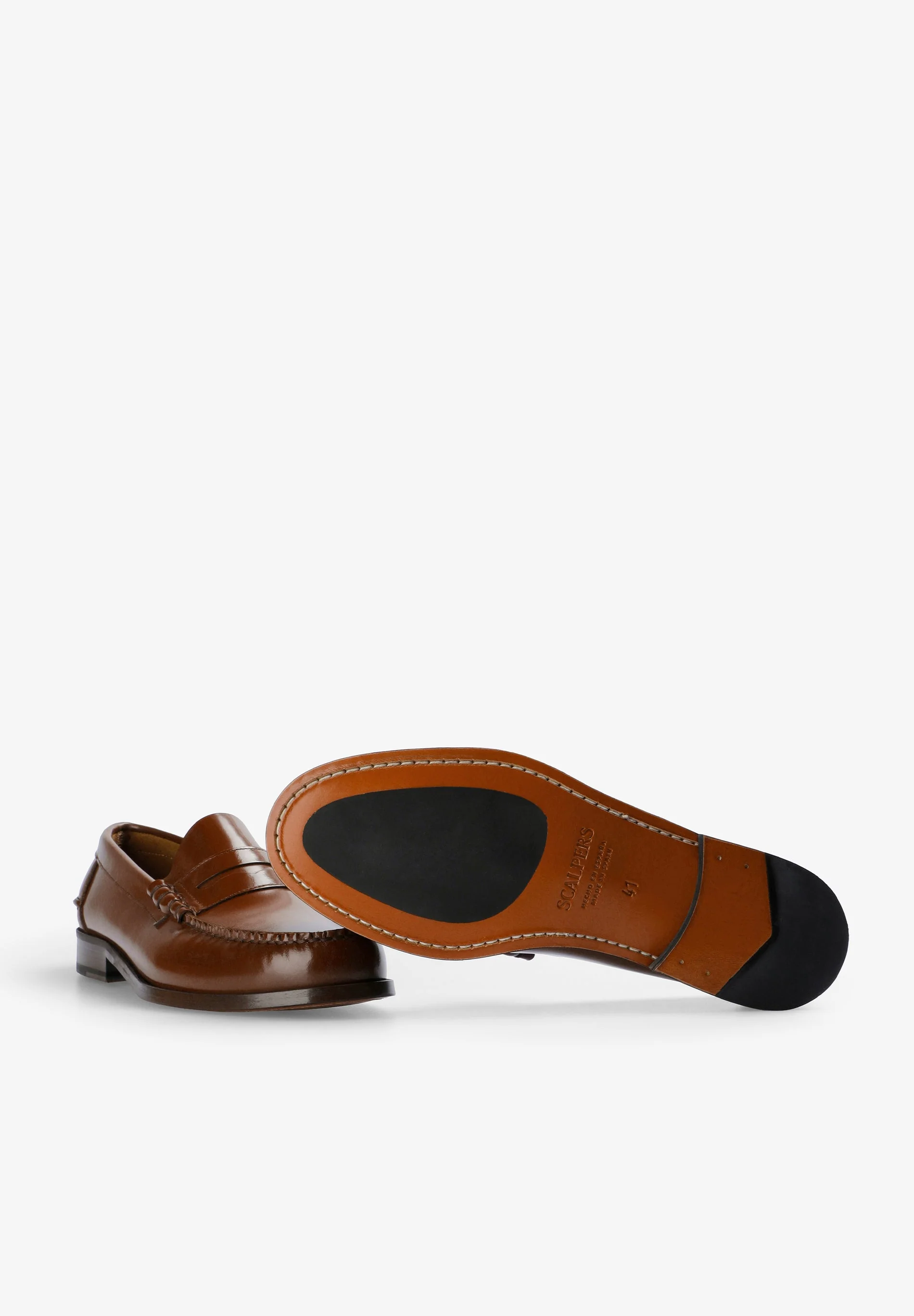 100% LEATHER LOAFERS - Image 4