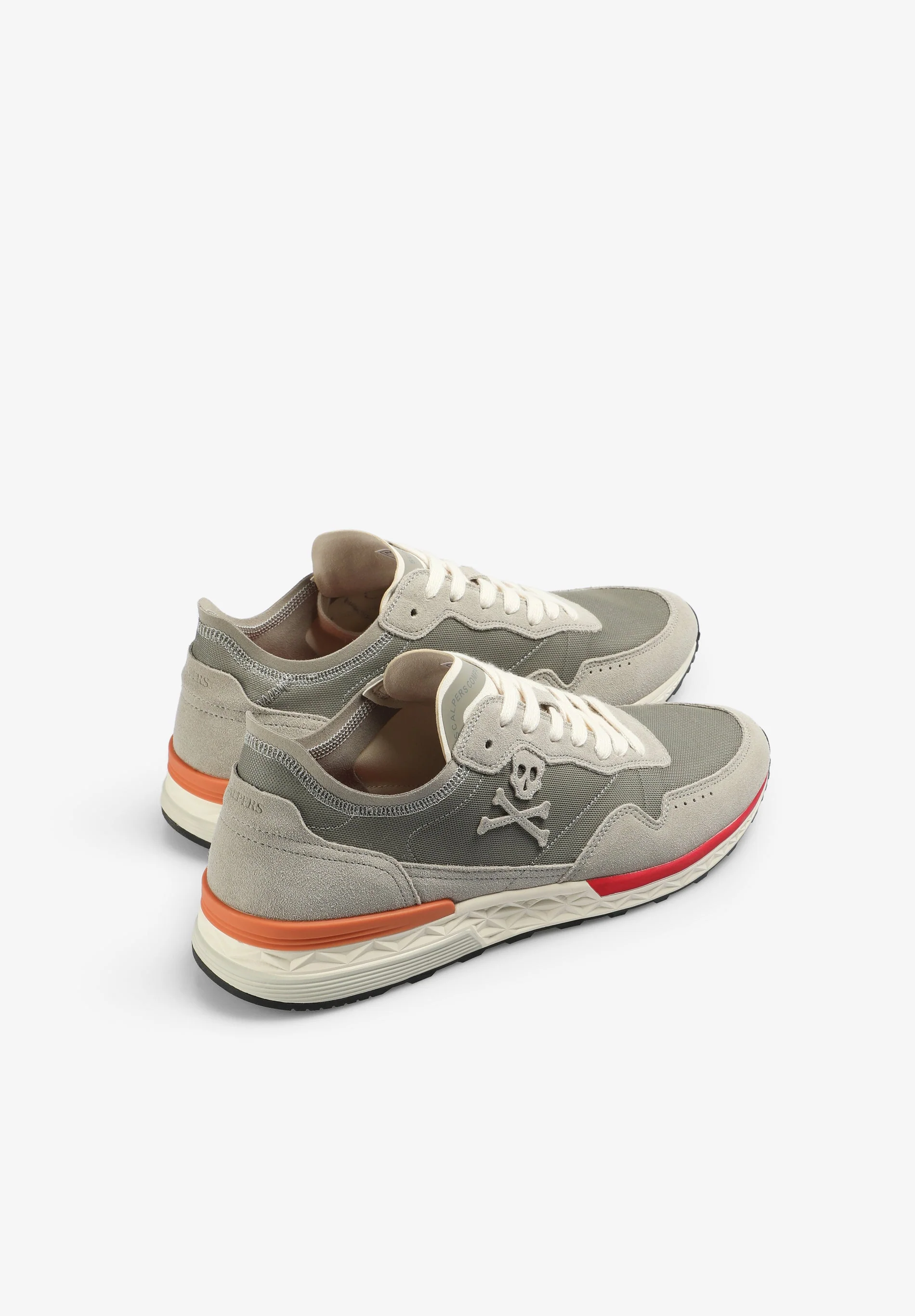 SKULL SNEAKERS WITH CONTRAST DETAIL - Image 3