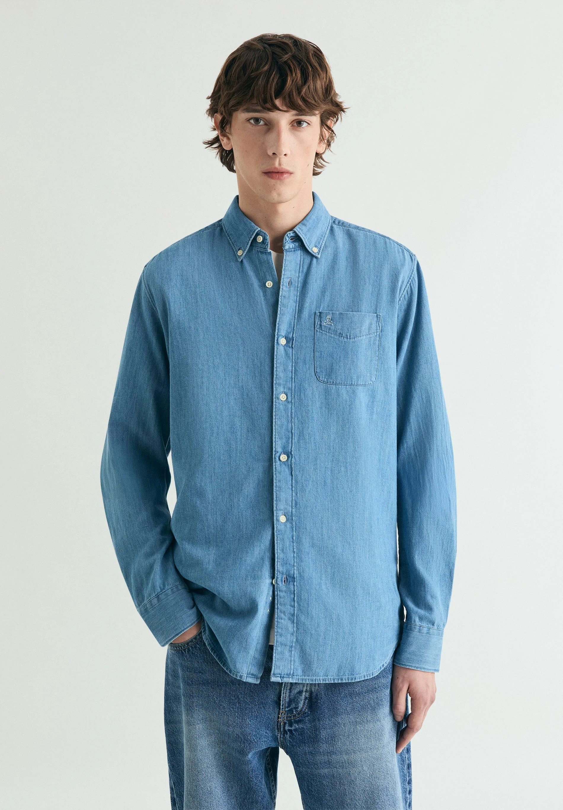 REGULAR FIT DENIM SHIRT