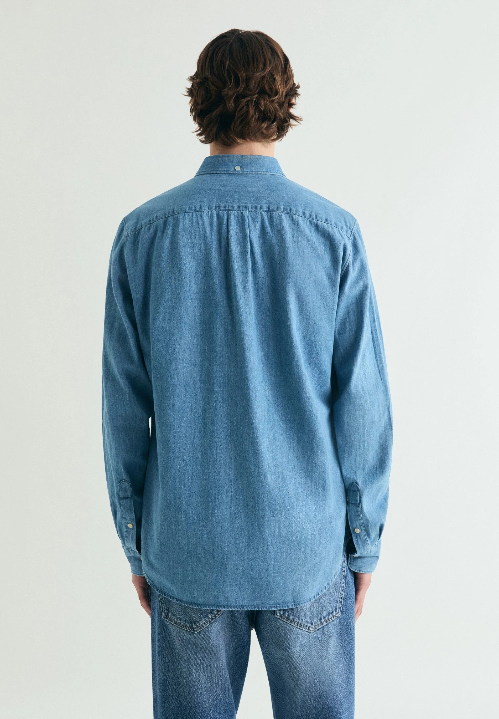 REGULAR FIT DENIM SHIRT - Image 4